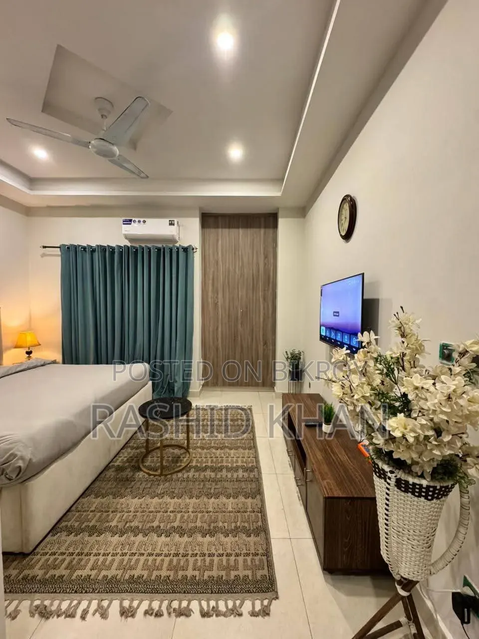 Hours Daily Weekly Monthly Full Furnish Flat Rent in Basundhara