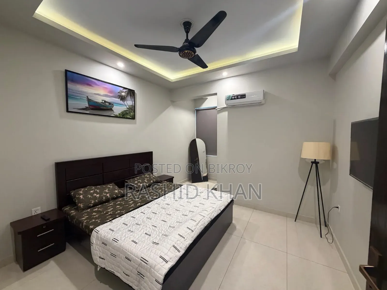 Hours Daily Weekly Monthly Full Furnished Service Room Rent in Basundhara