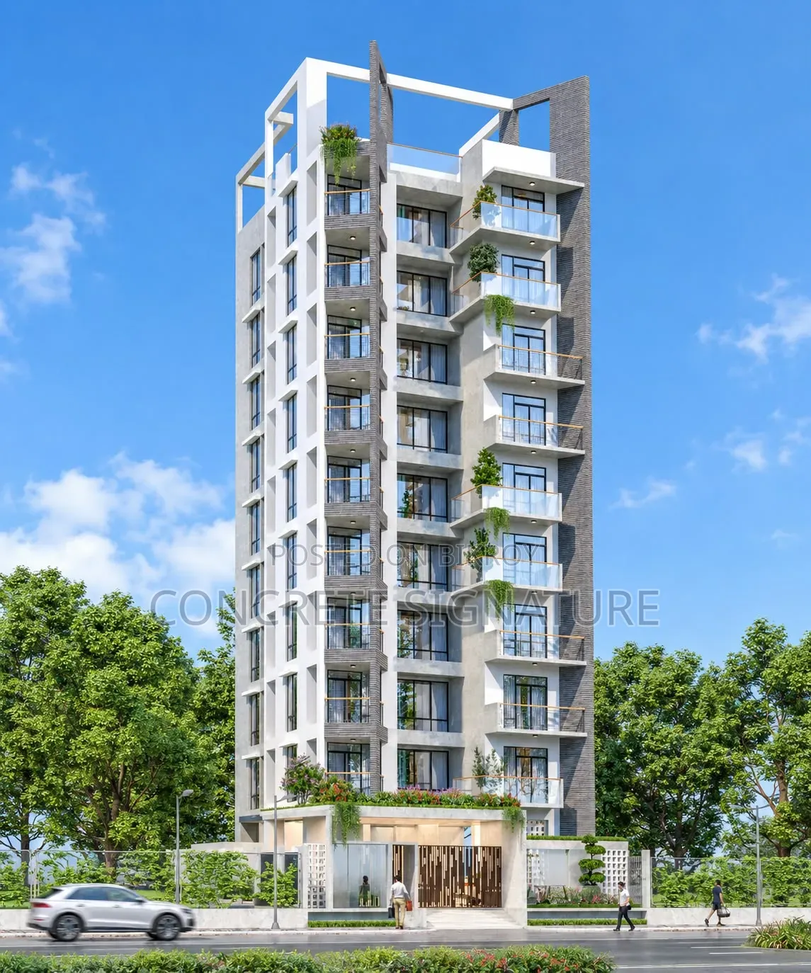 4 Bedroom Apartment in Concrete Signature, Basundhara for sale in Basundhara