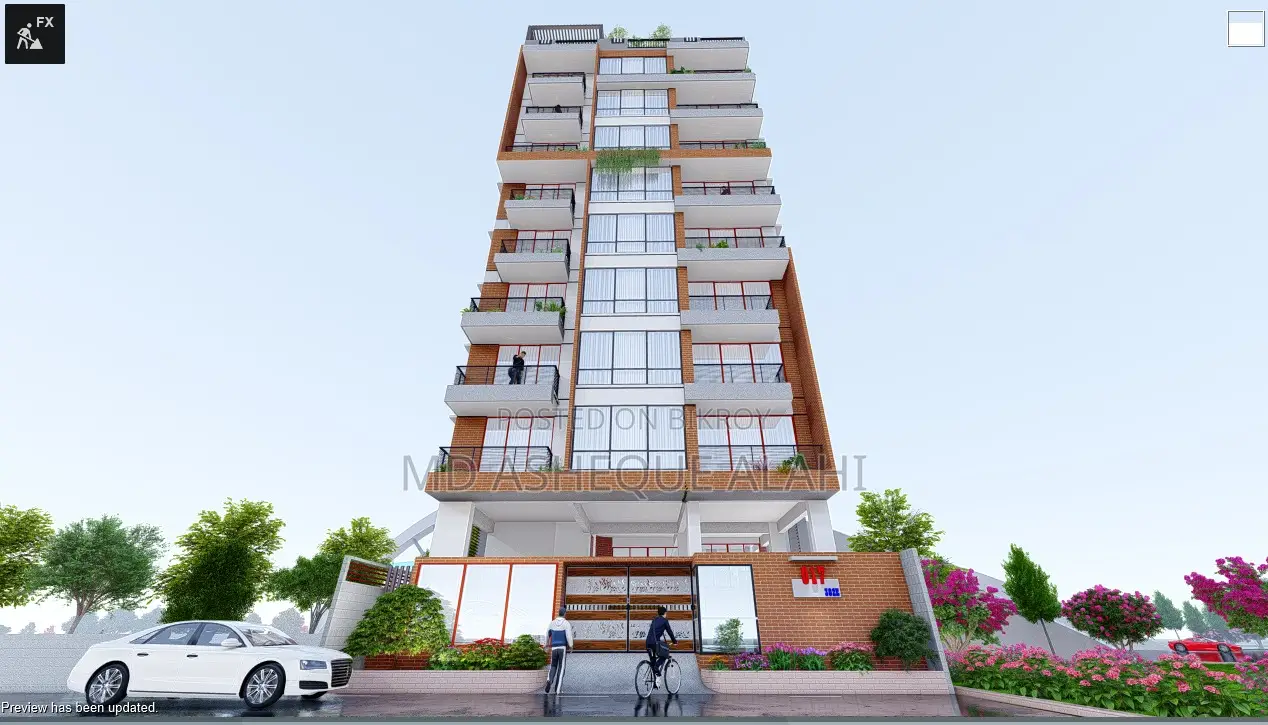 Lake Side & Corner Most Flat sale at Jolshiri Sector 7 in Jalshiri Abason