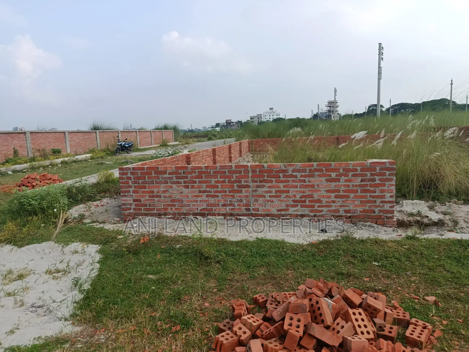 N-Block 3-Katha 40'/25' Road Corner Plot Sale in Basundhara