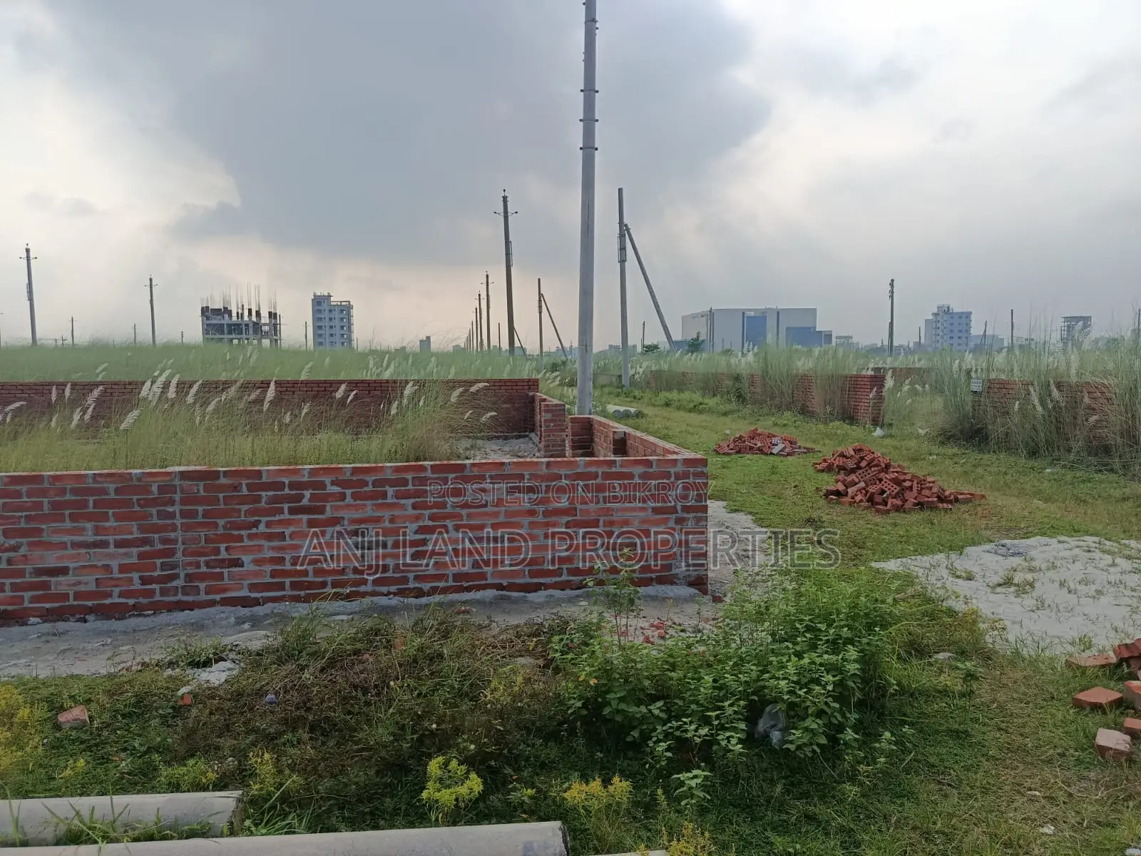 N-Block 3-Katha 40'/25' Road Corner Plot Sale in Basundhara