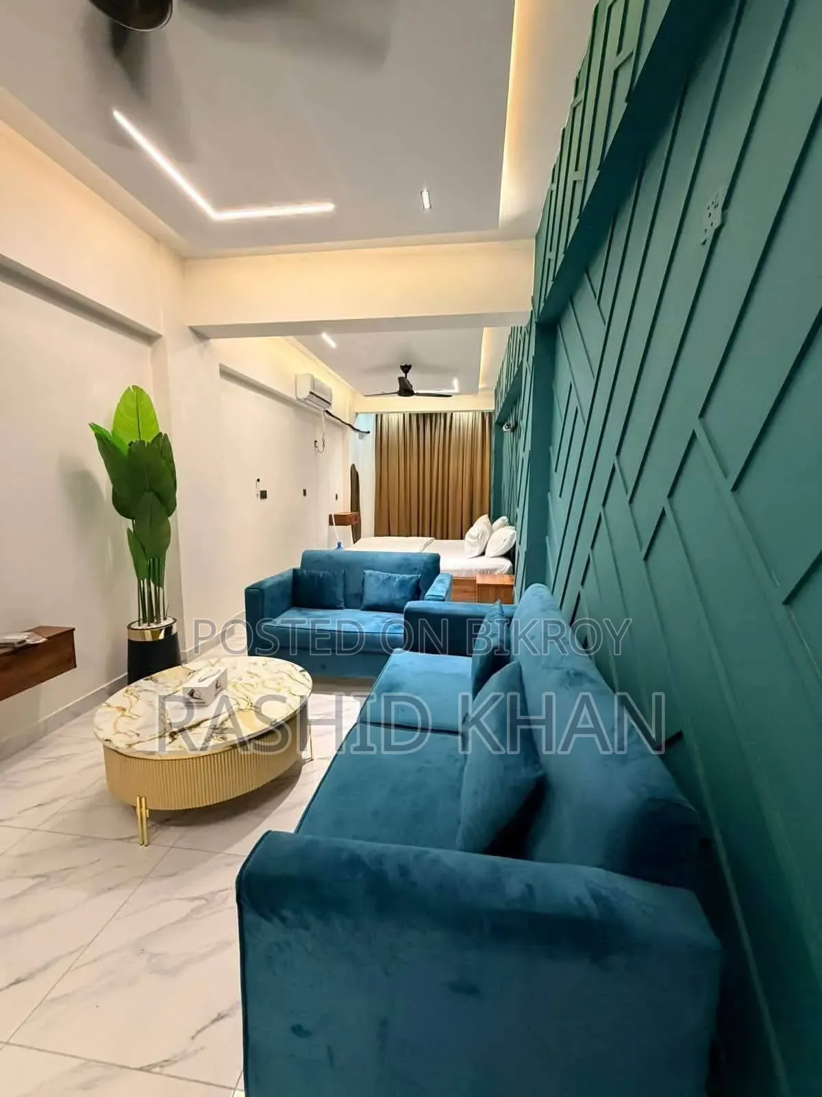 Hours Daily Weekly Monthly Full Furnish Flat Rent in Basundhara