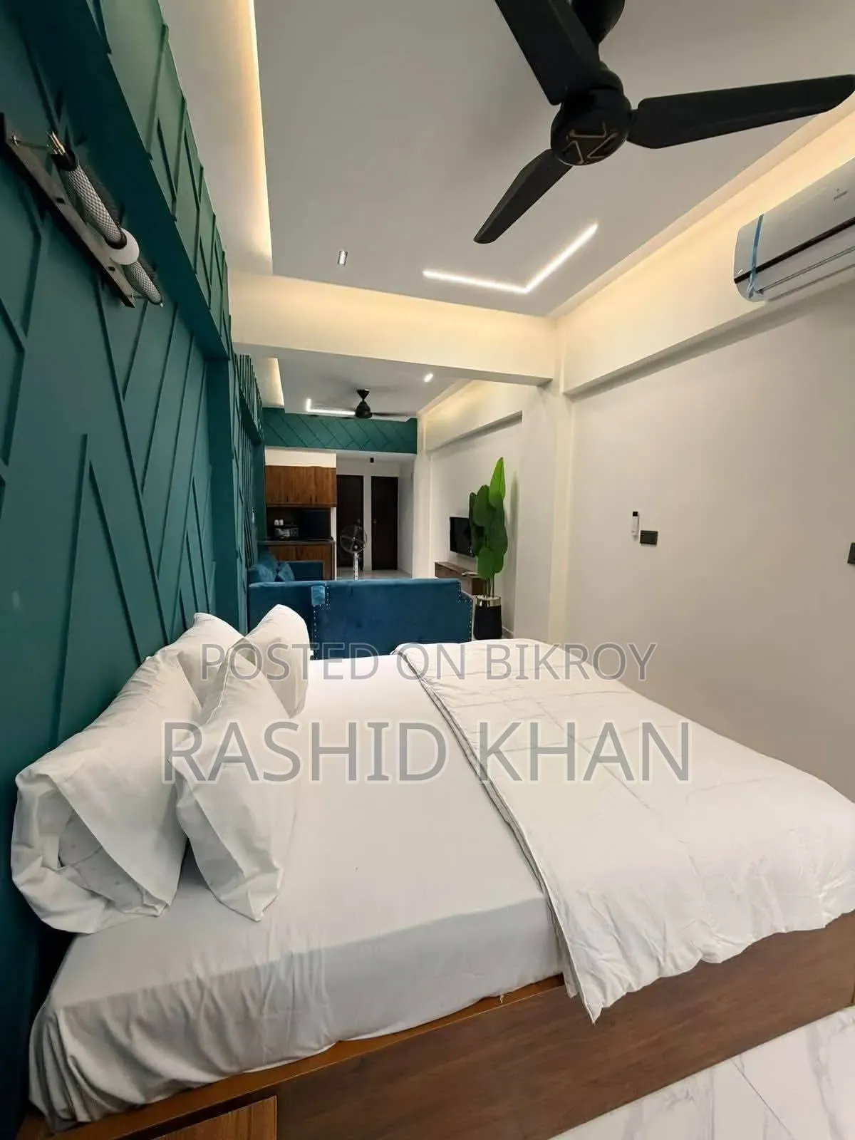 Hours Daily Weekly Monthly Full Furnish Flat Rent in Basundhara