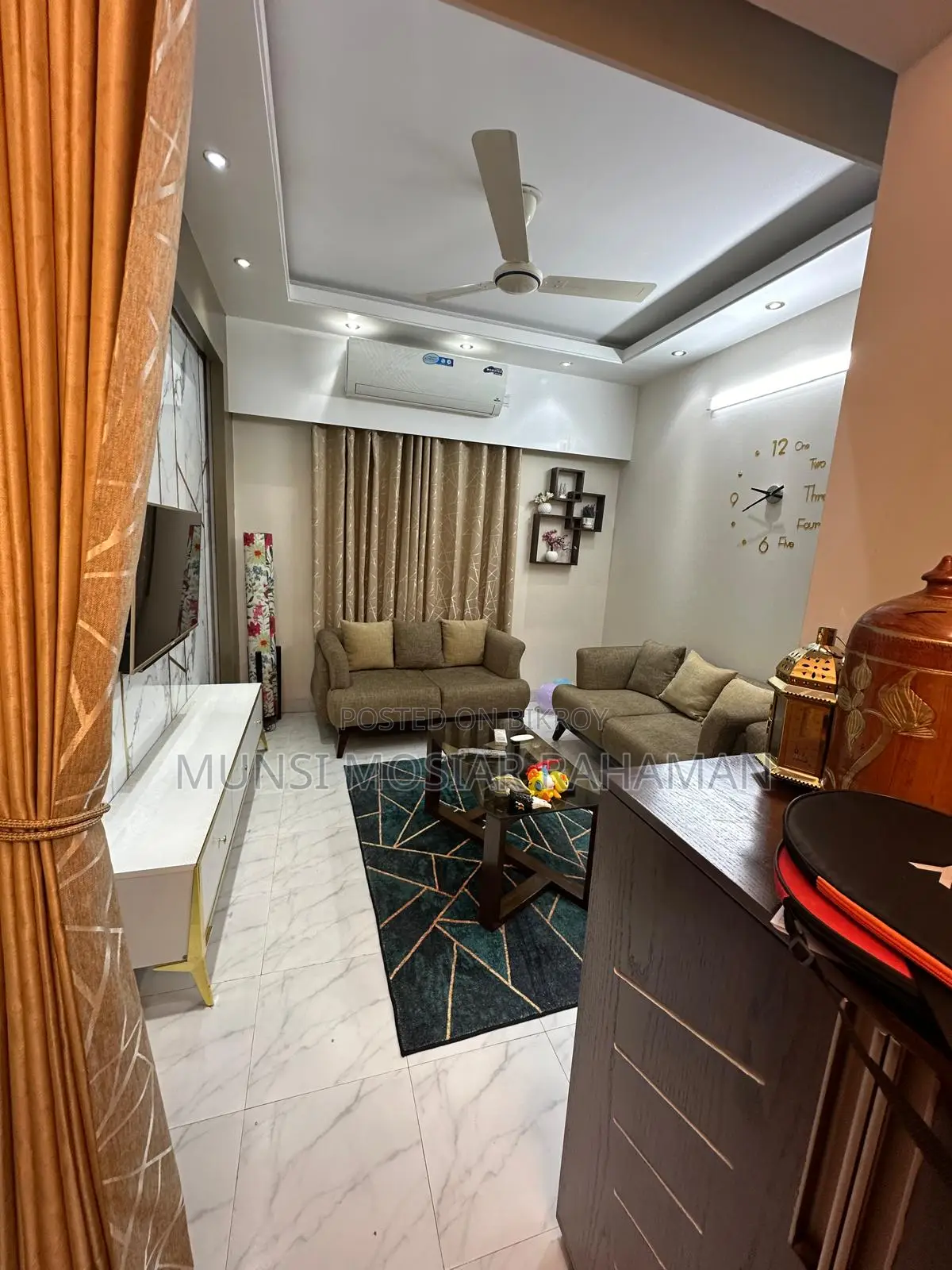 Furnished 3-Bedroom Apartment in Uttara for rent in Uttara