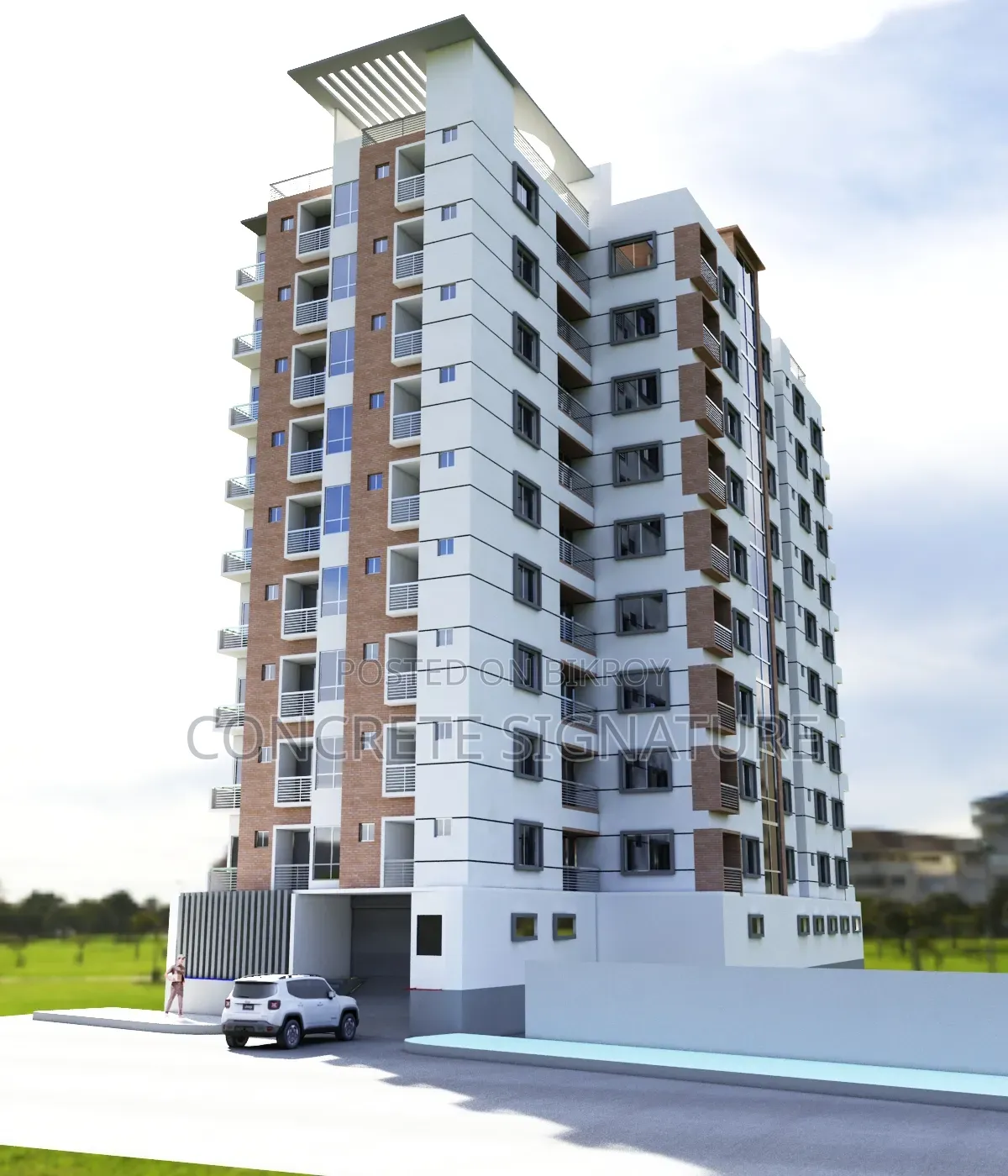 3-Bedroom Apartment in Concrete Signature, Bosila for Sale in Bosila