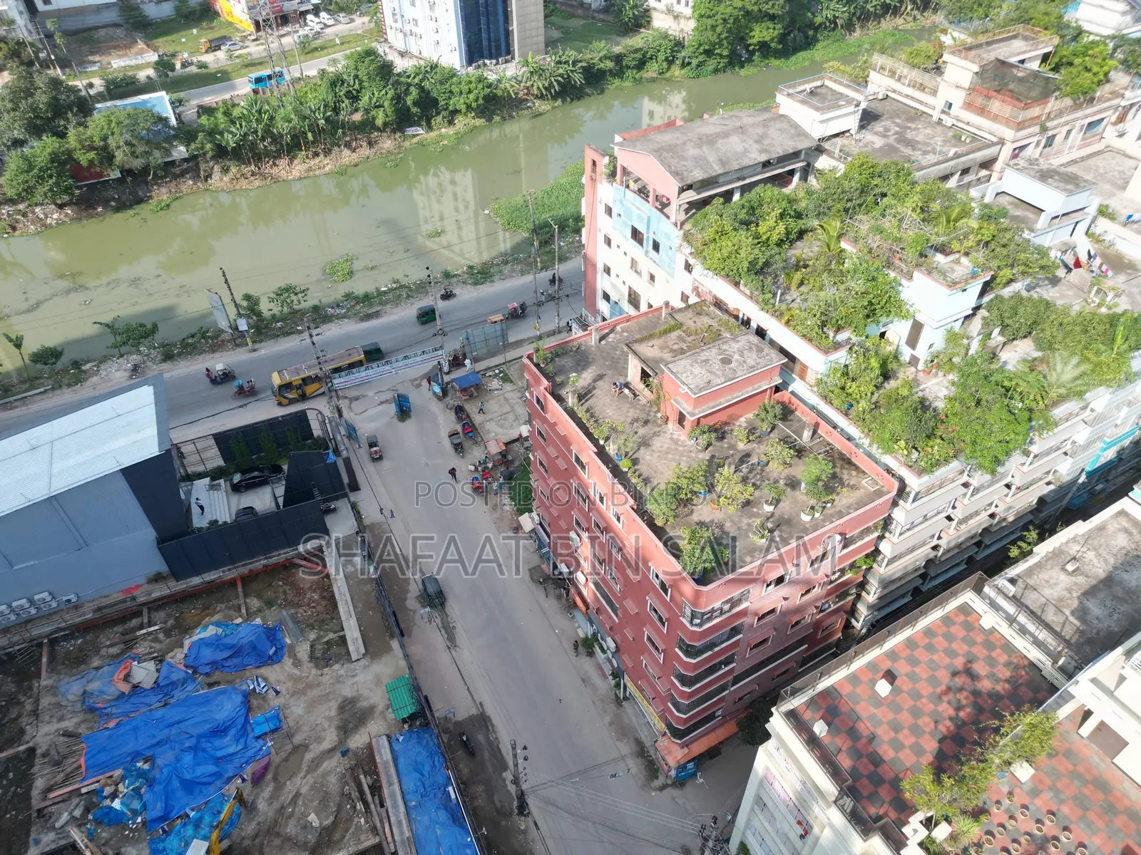 Banasree Corner Property for Rent - Approx. 14,000 SFT in Banasree