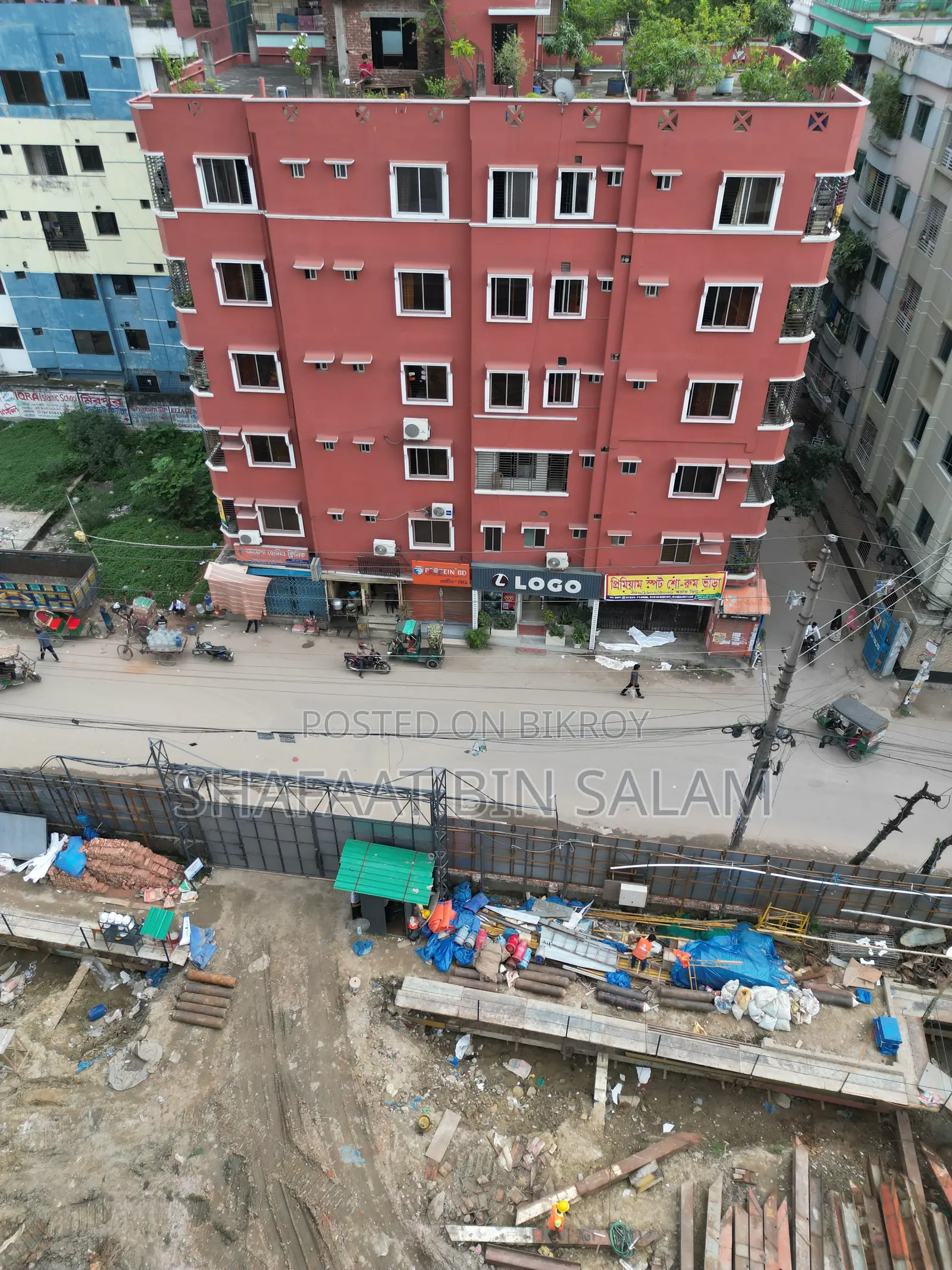 Banasree Corner Property for Rent - Approx. 14,000 SFT in Banasree