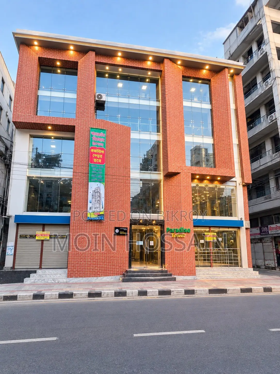 A total of 9,000 sq ft commercial space available for rent in a prime location in Dhaka Uddan