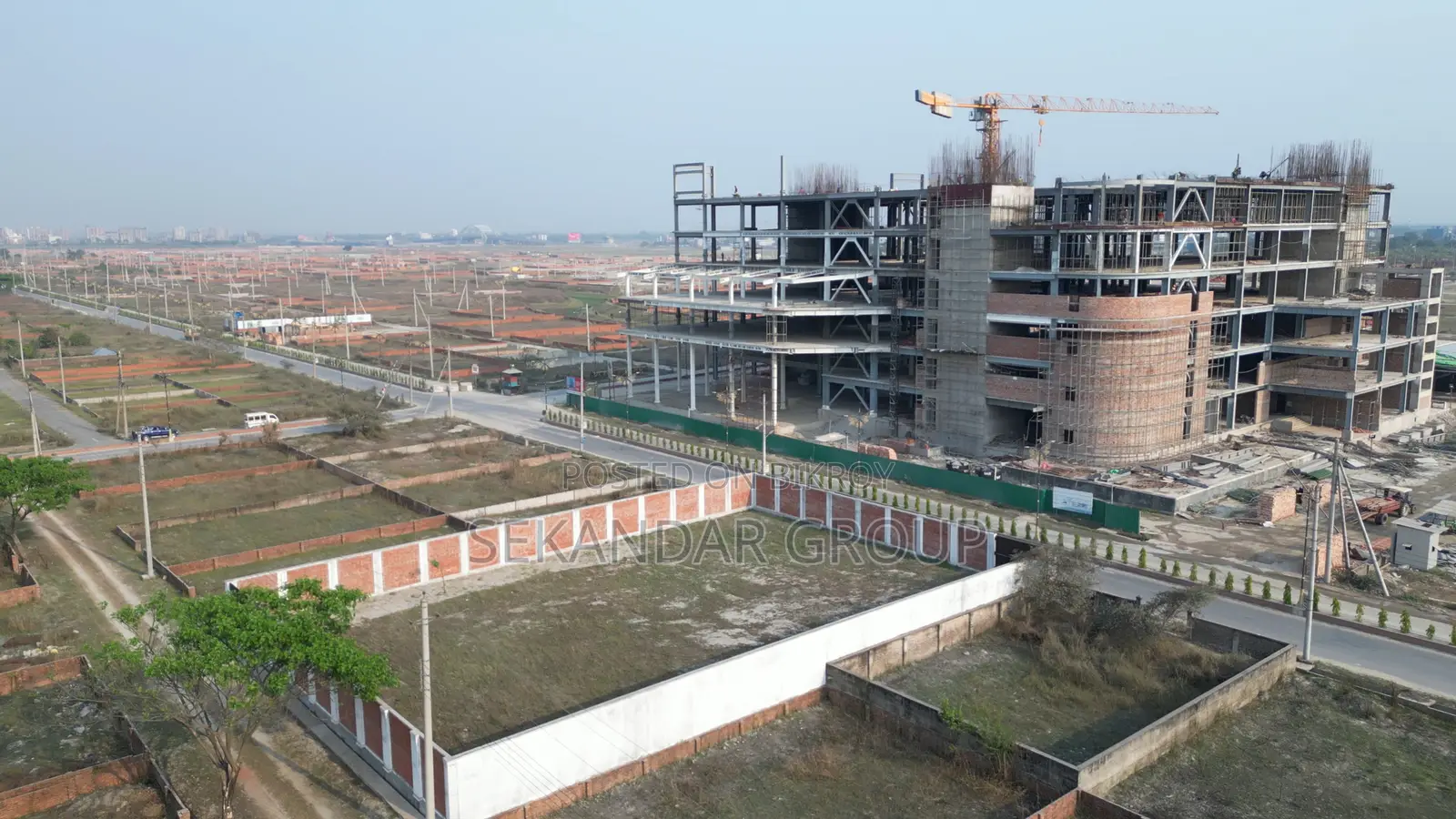3 Katha Corner Plot 50 Feet X 25 Feet at Block N in Basundhara