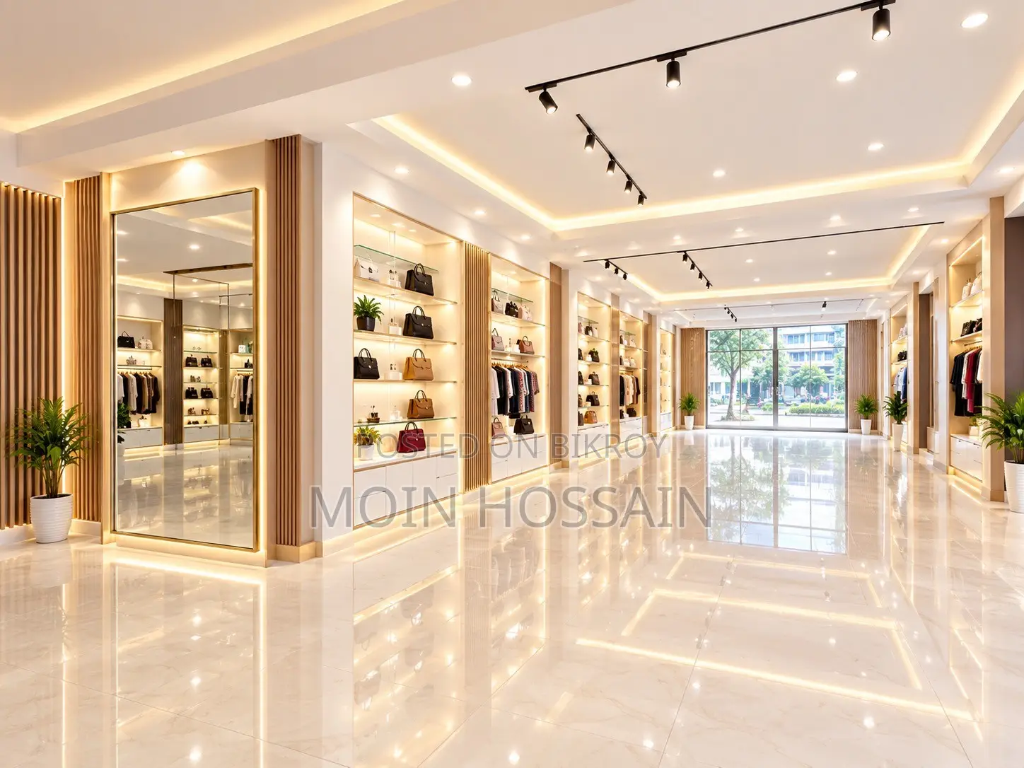 3500 square feet commercial space available for rent beside 40 feet road in Dhaka Uddan