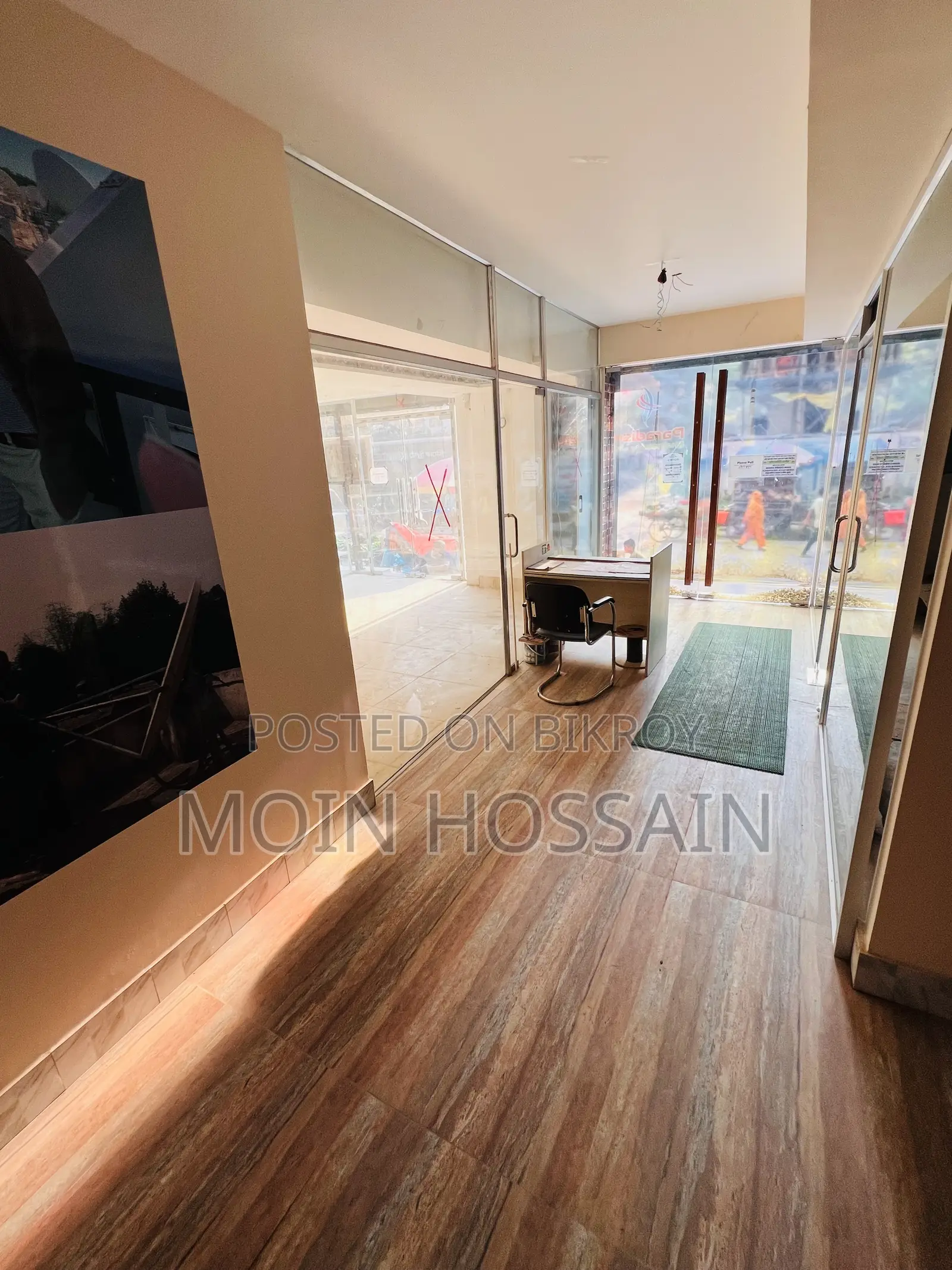 3500 square feet commercial space available for rent beside 40 feet road in Dhaka Uddan