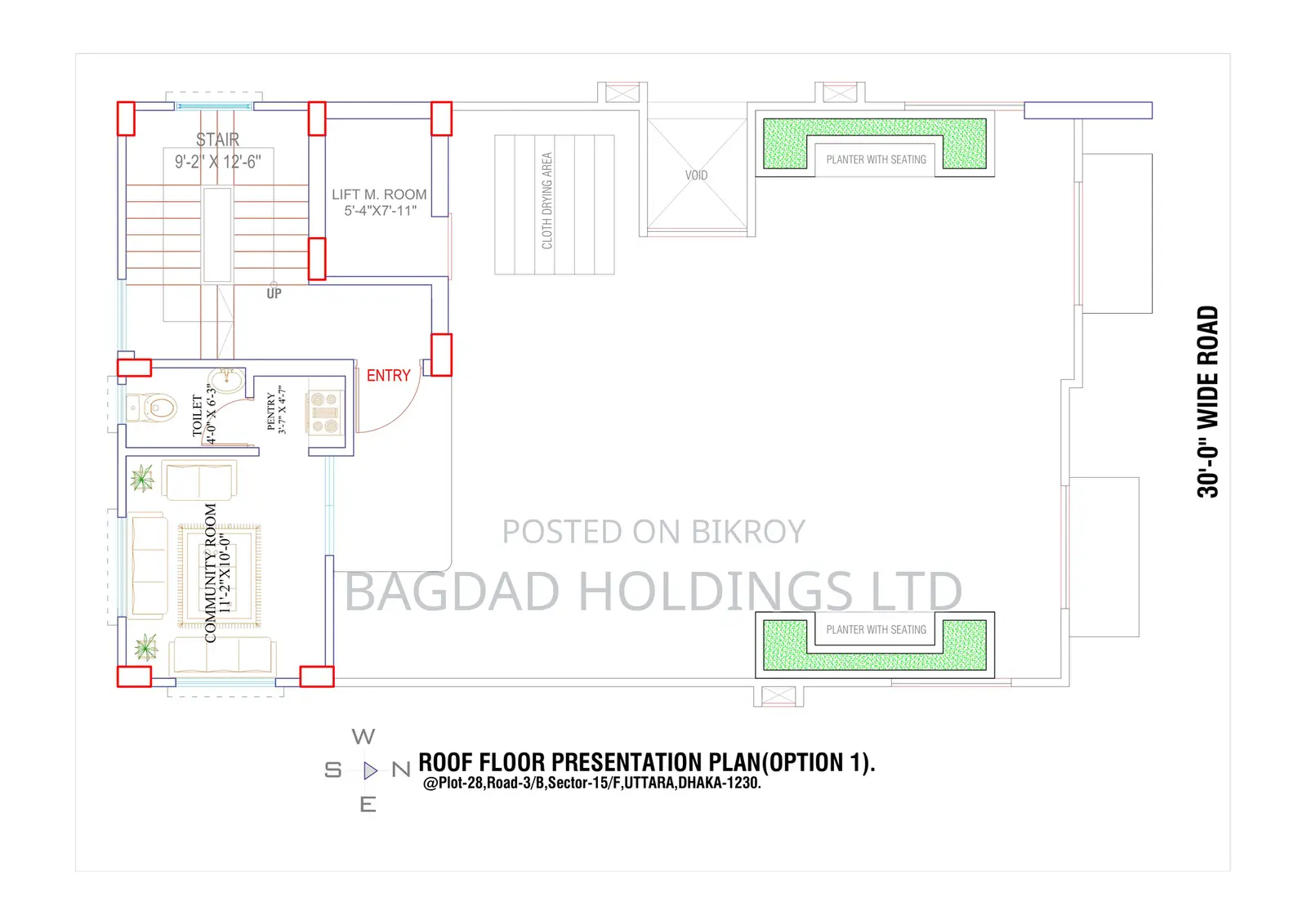 3 Bedroom Apartment in Uttara, Dhaka for sale in Uttara