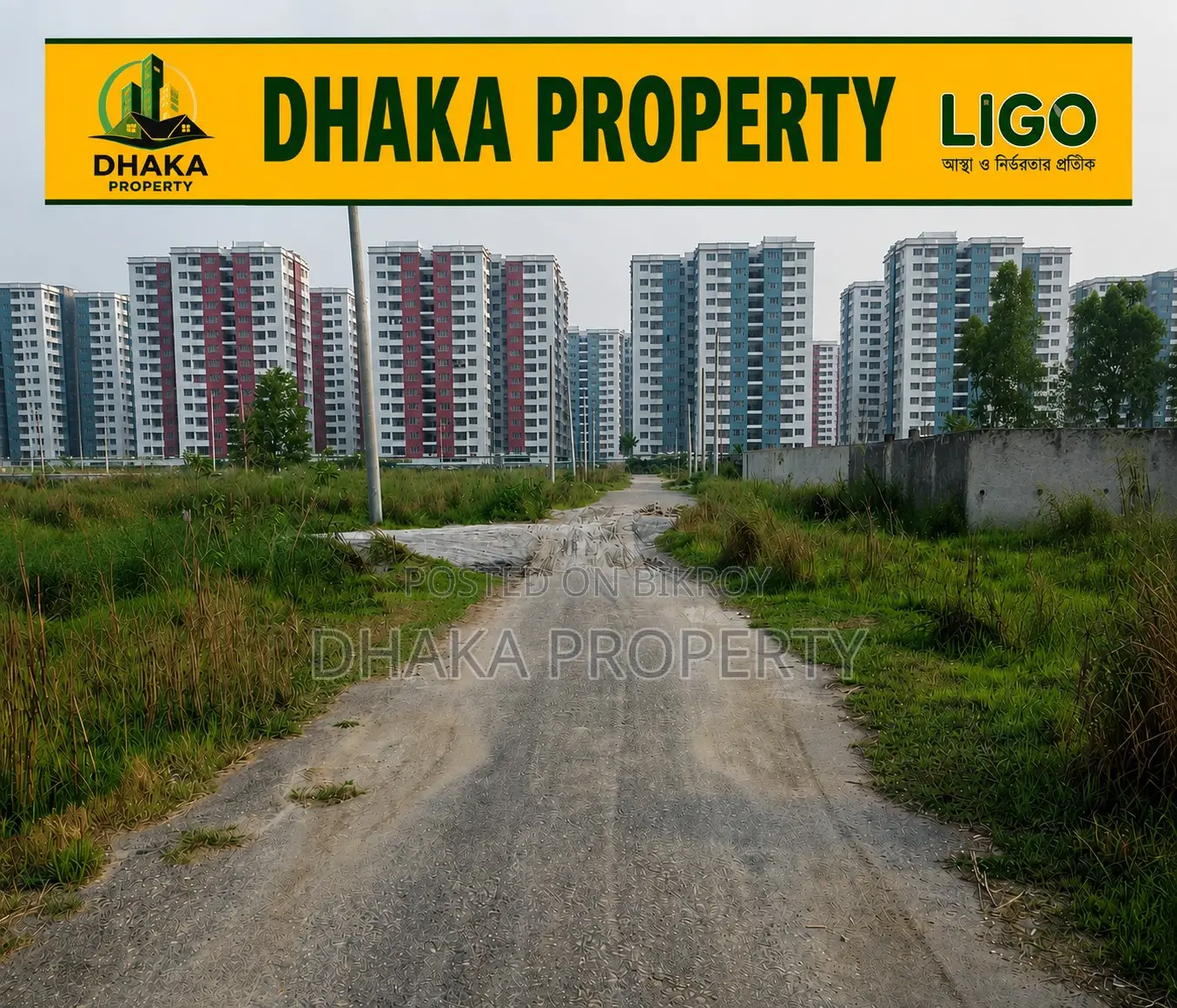 5 Katha Lake Park South at Sector 16/A in Uttara