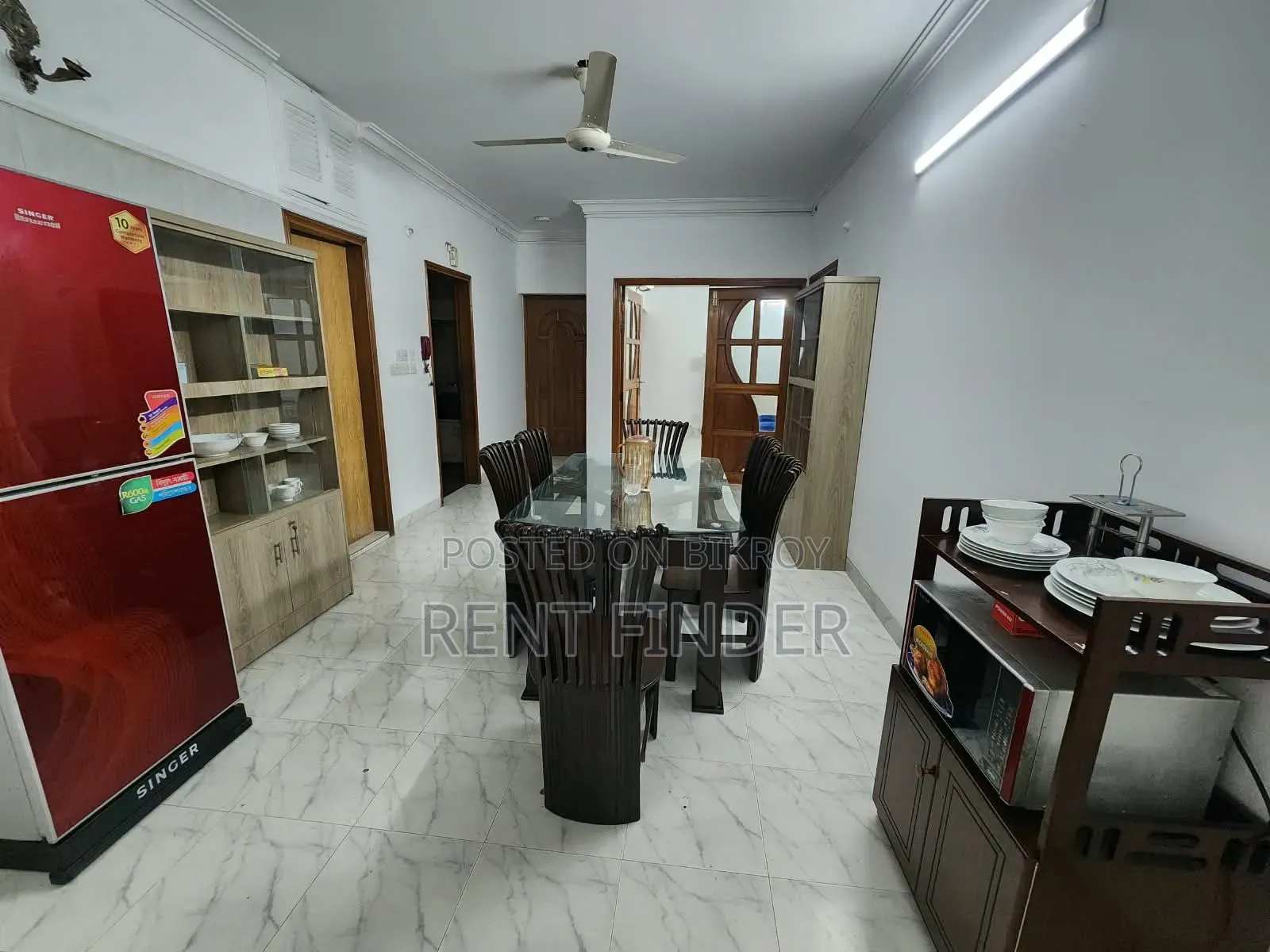 Furnished 3-Bedroom Apartment in Rentfinder, Gulshan for rent in Gulshan