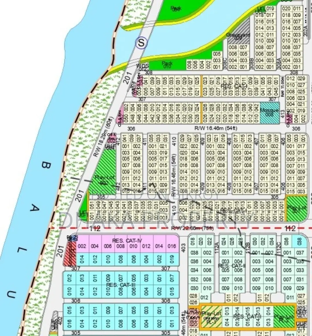 54-Foot Road 3-Katha East-Facing Plot at Sector-15 in Purbachal