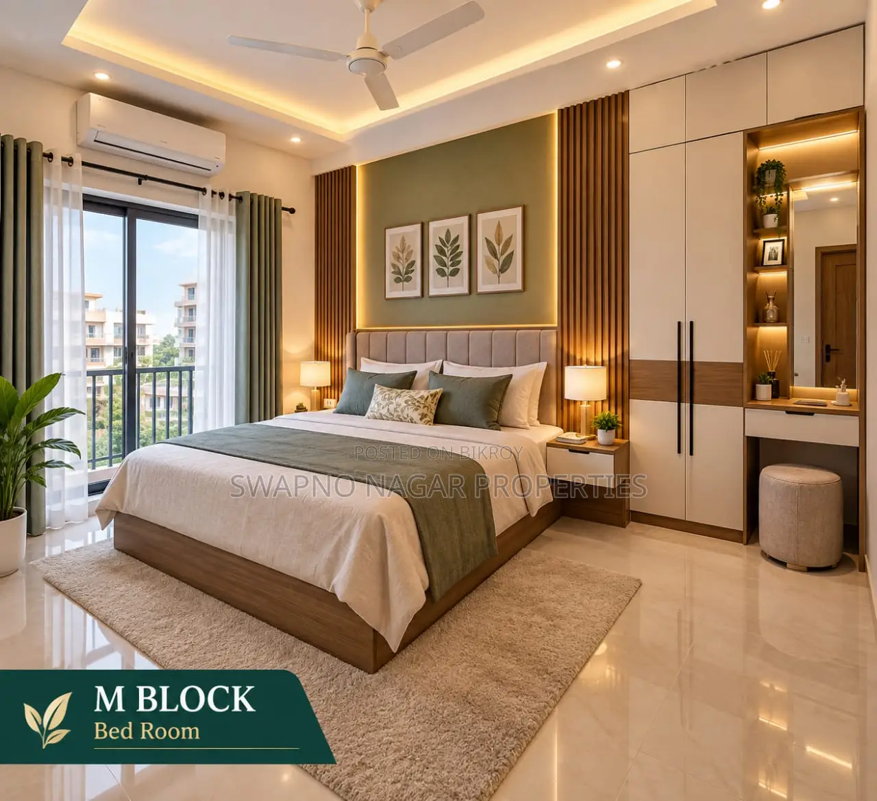 4-Bedroom Apartment in Swapno Nagar, Bashundhara for Sale in Basundhara