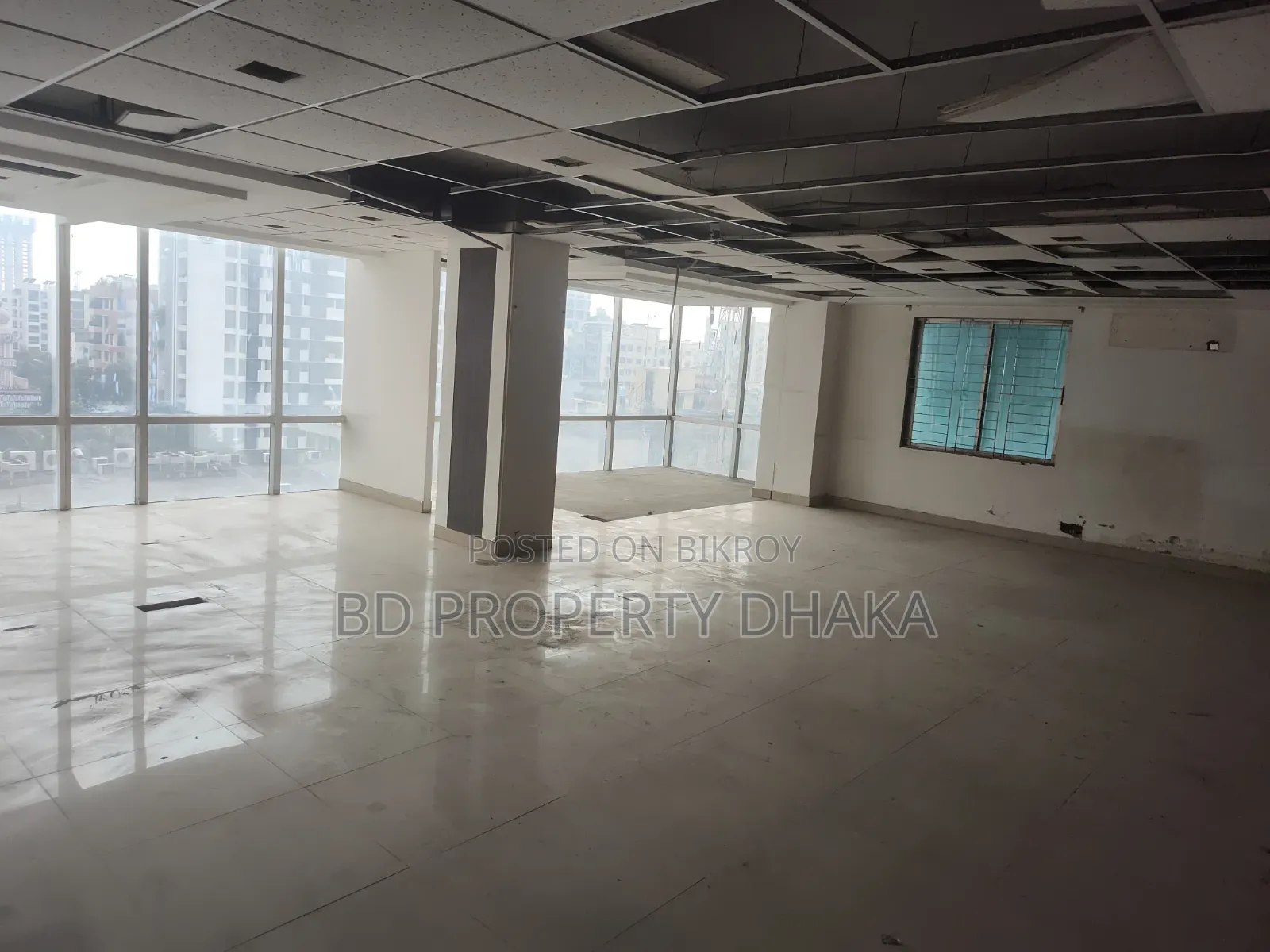 6100 SQFT Open Commercial Space Rent in Gulshan in Gulshan