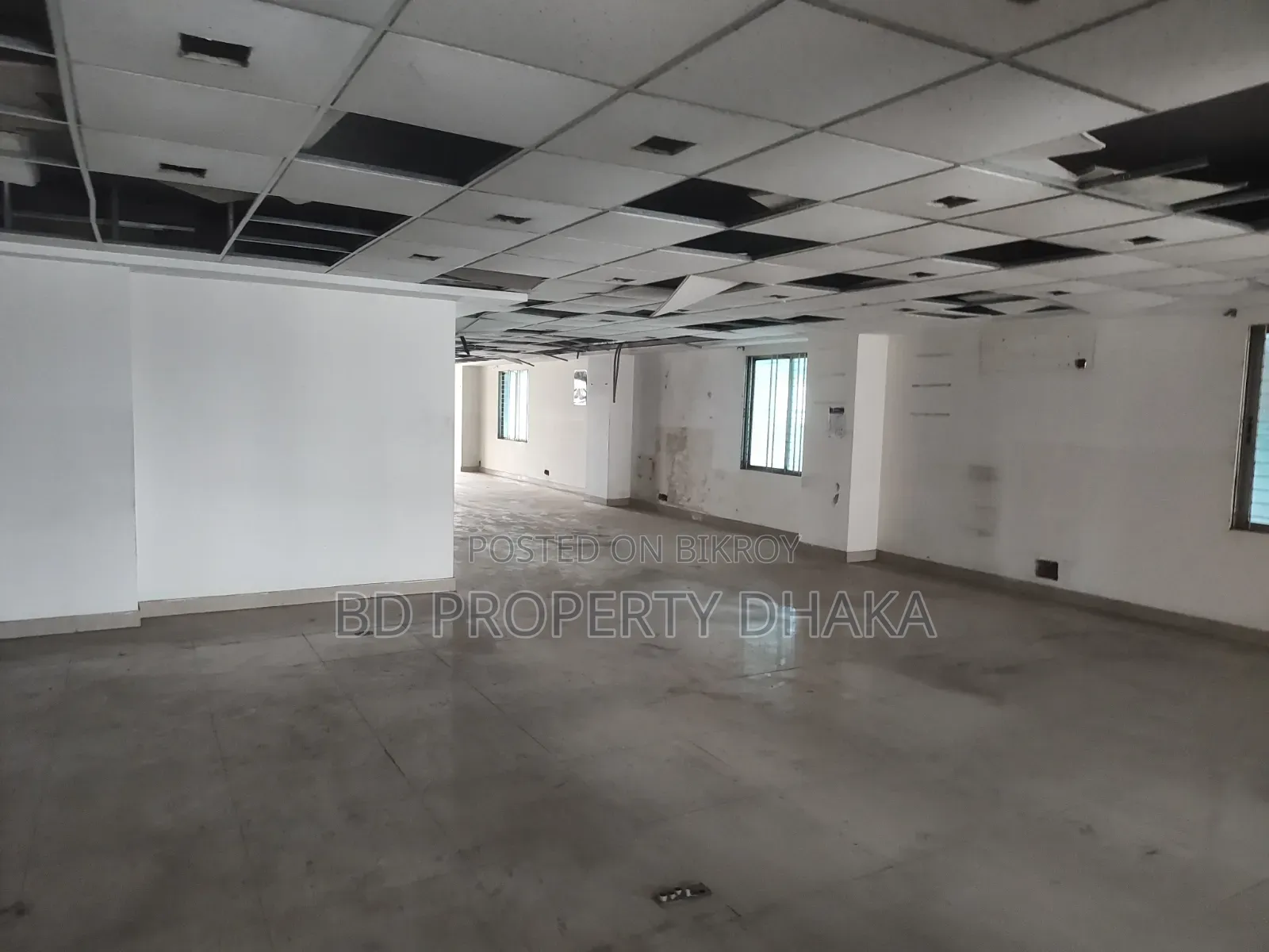 6100 SQFT Open Commercial Space Rent in Gulshan in Gulshan
