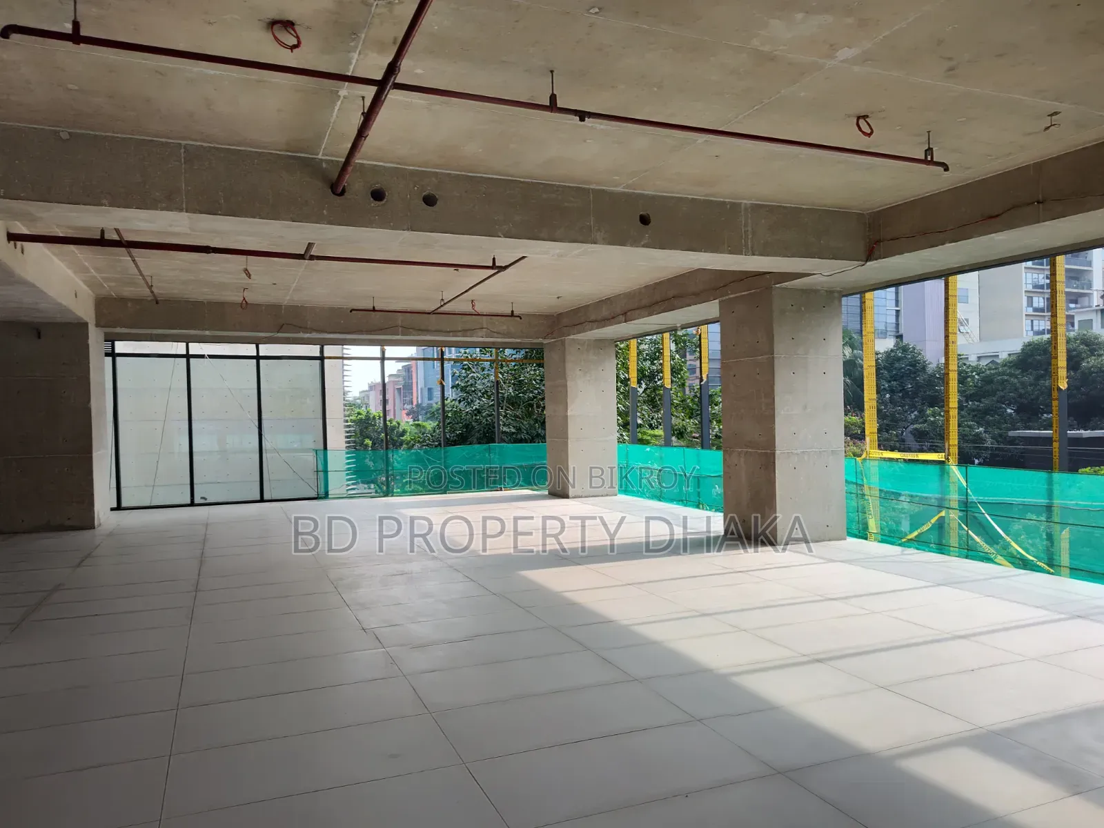 8450 SQFT New Building Open Commercial Space Rent in Gulshan in Gulshan
