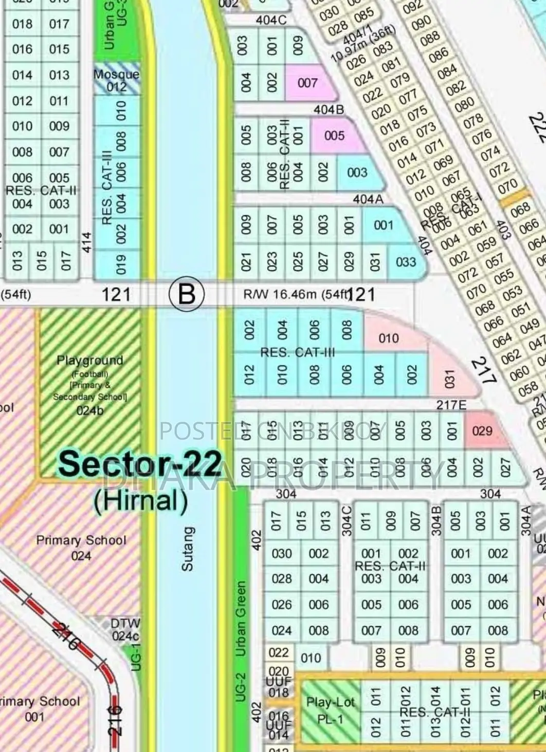 5 Katha beside lake, south-facing, Sector-22 in Purbachal
