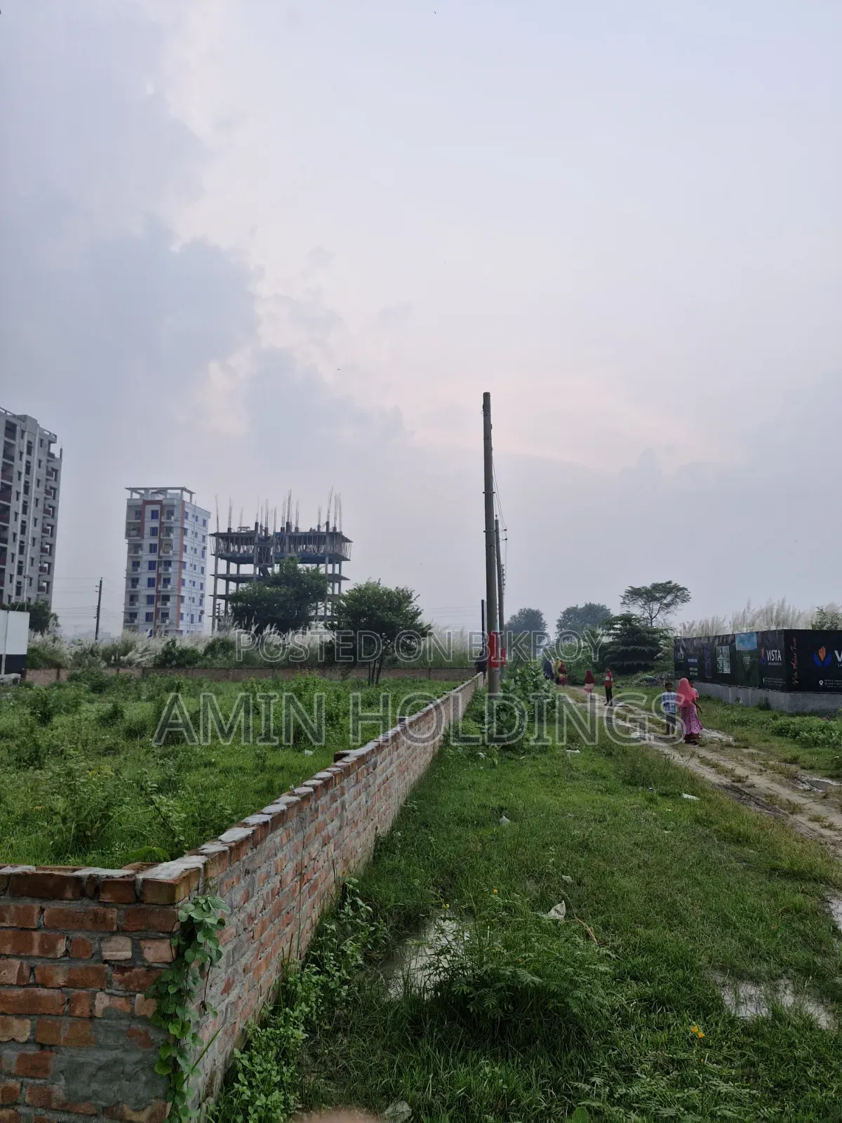 Aftabnagar Block M Sector 1 Avenue 100/50 feet Corner 10 Katha Plot in Aftab Nagar