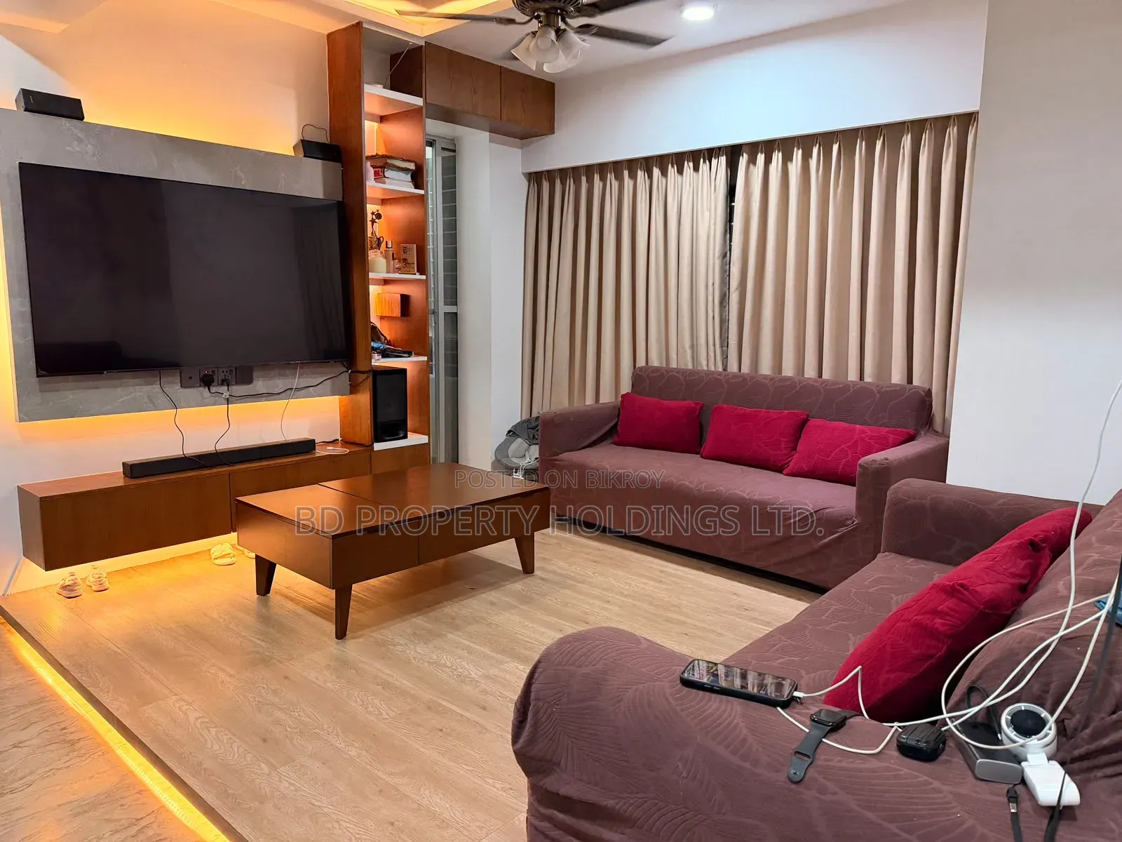 Furnished 3-Bedroom Apartment in Uttara for Rent in Uttara