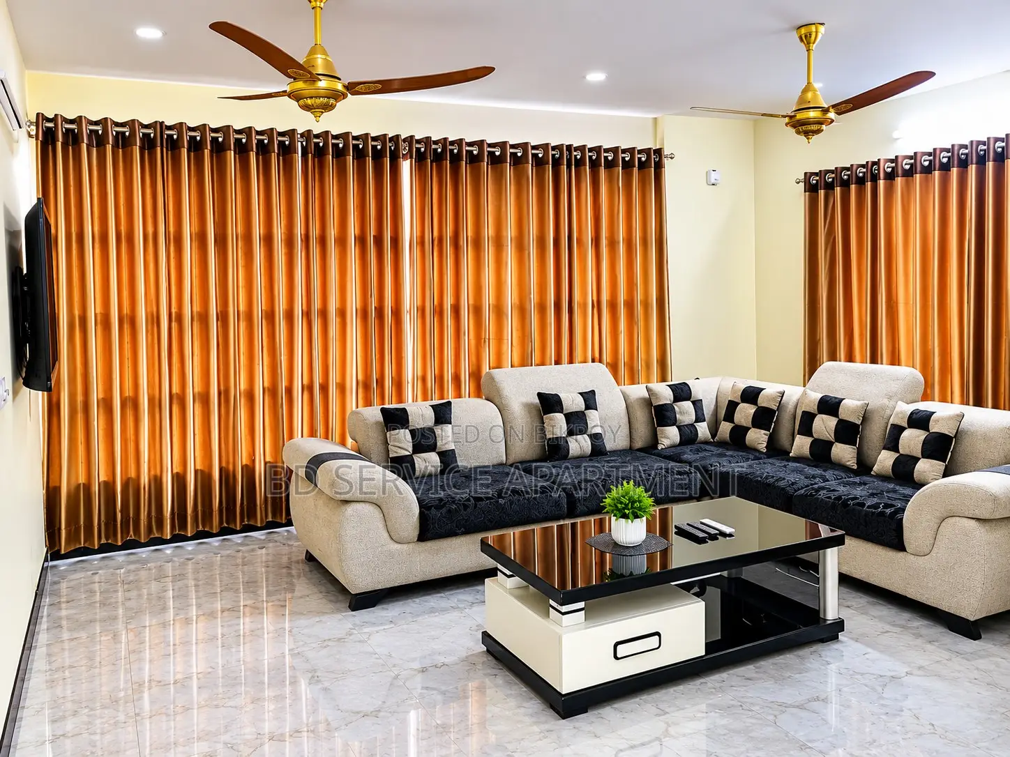 Furnished 4-Bedroom Apartment in Modern 4-Bedroom for rent in Uttara