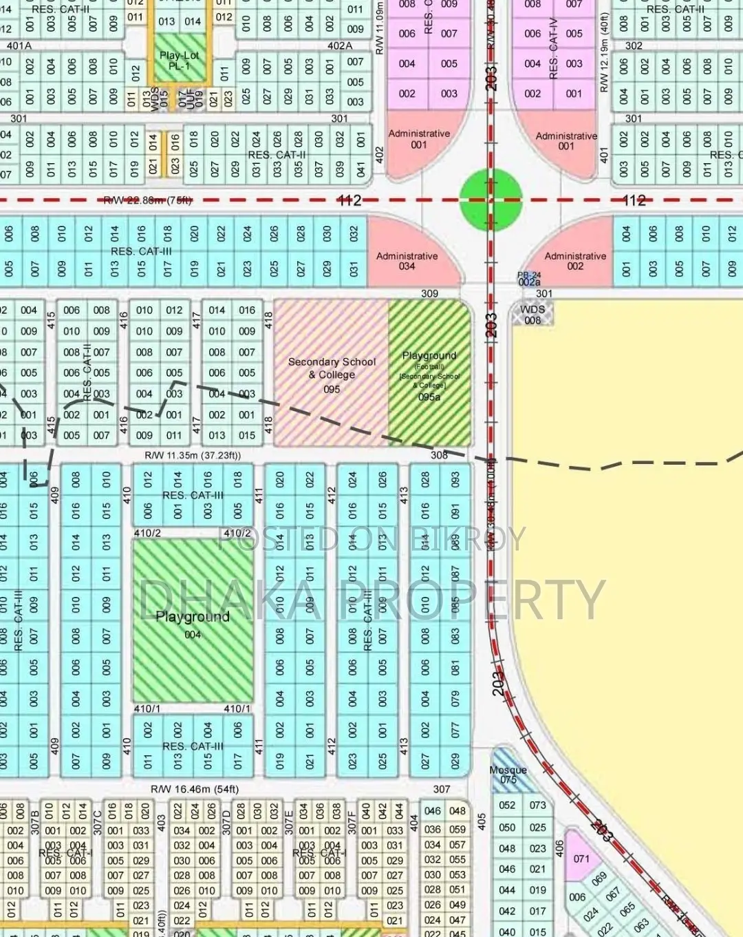 Corner 7.5 Katha North/East at Sector-13 in Purbachal