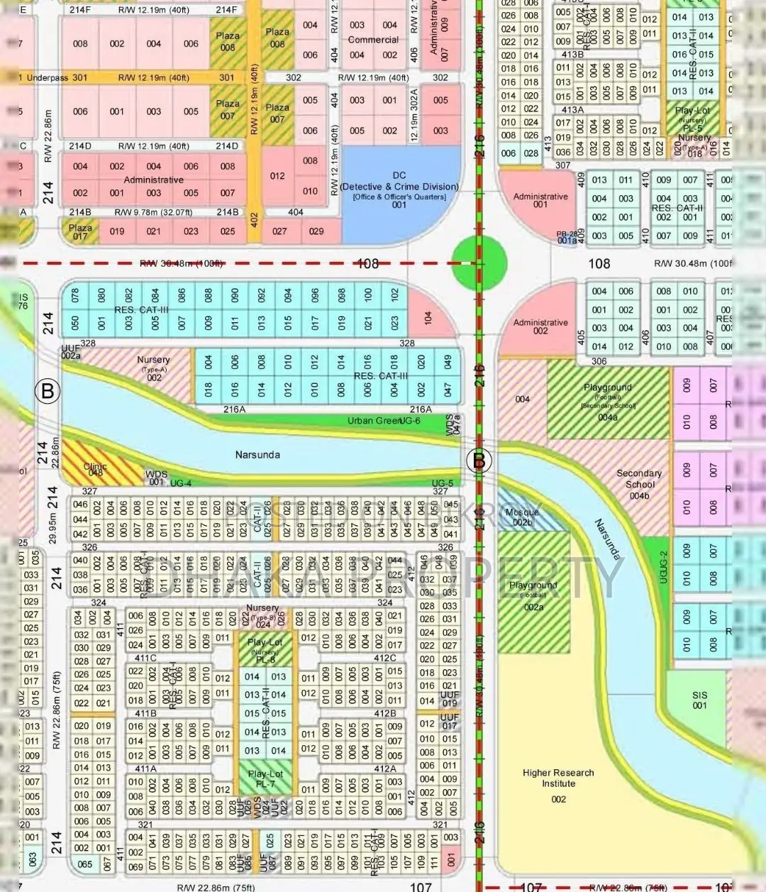 7.5 Katha Commercial Land Sale at Sector-9 in Purbachal