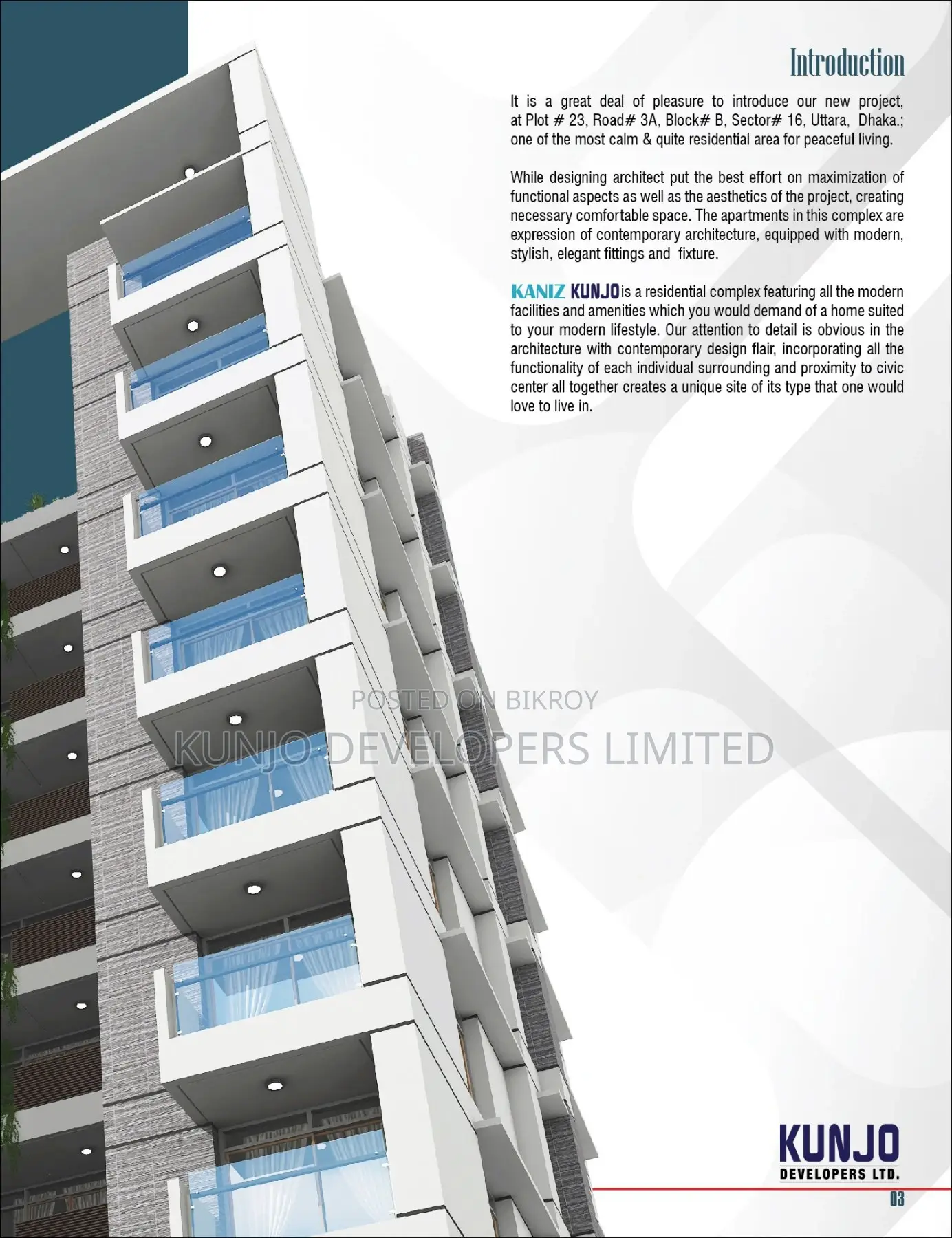 3-Bedroom Apartment in Kunjo Developers, Uttara for sale in Uttara
