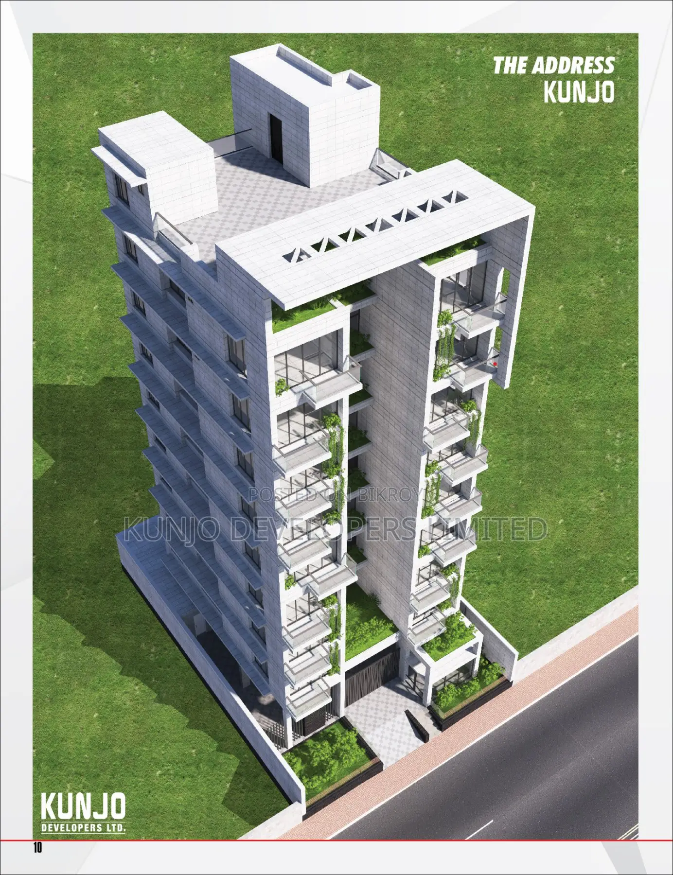 3-Bedroom Apartment in The Address Kunjo By, Basundhara for Sale in Basundhara