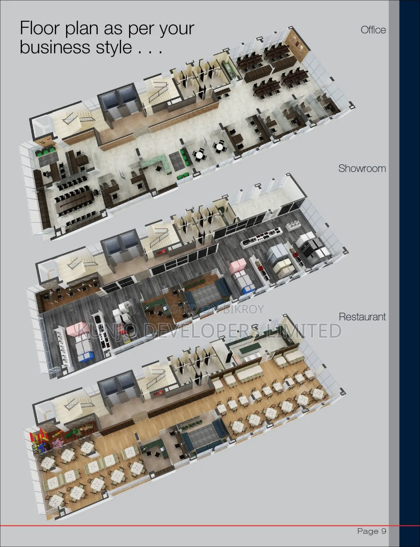Commercial Ground Floor Space for Sale in Garib-E-Nawaz Ave, Uttara in Uttara