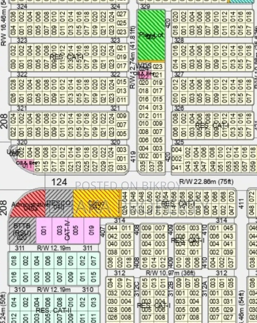 3 Katha Land Sale Park South at Sector-28 in Purbachal