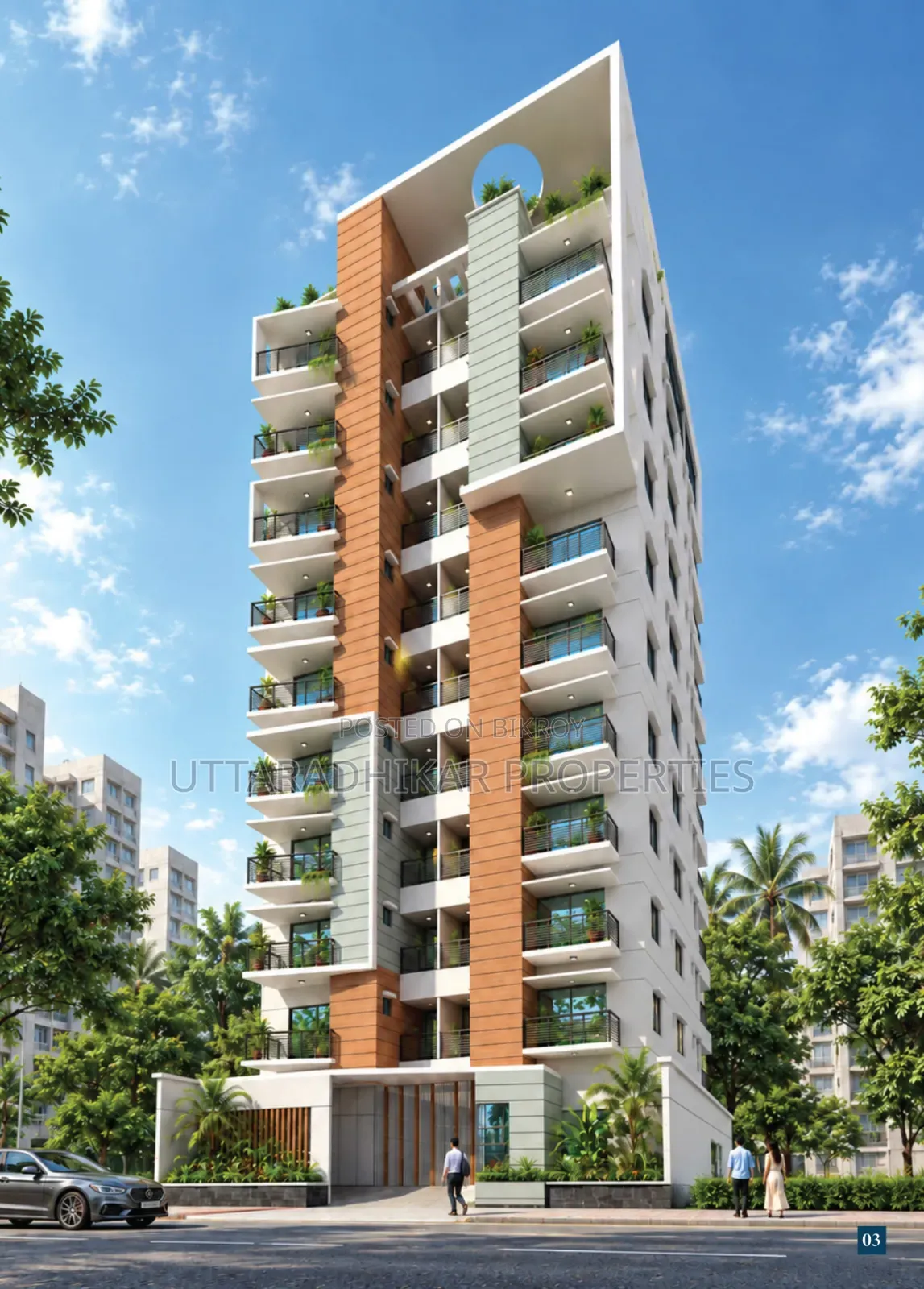 3 Bedroom Apartment in Upl Mridha Lodge, Shewrapara for sale in Shewrapara