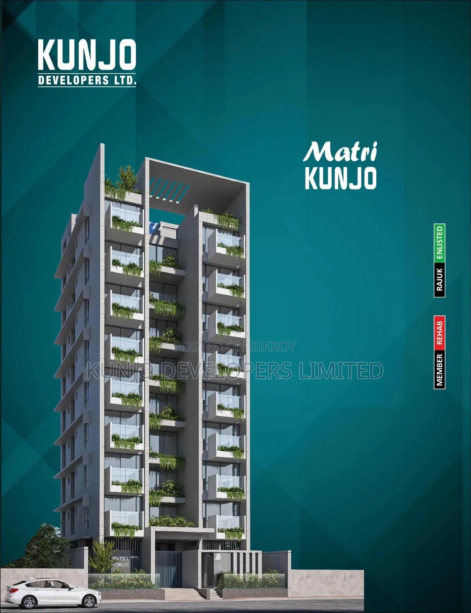 3 Bedroom Apartment in "Matri Kunjo" By, Bashundhara City for sale in Bashundhara City