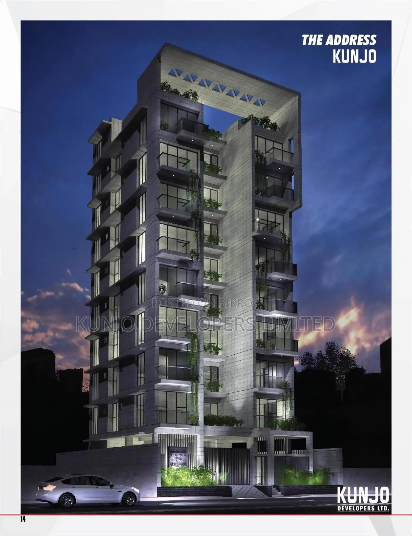 3-Bedroom Apartment in The Address Kunjo By, Basundhara for Sale in Basundhara