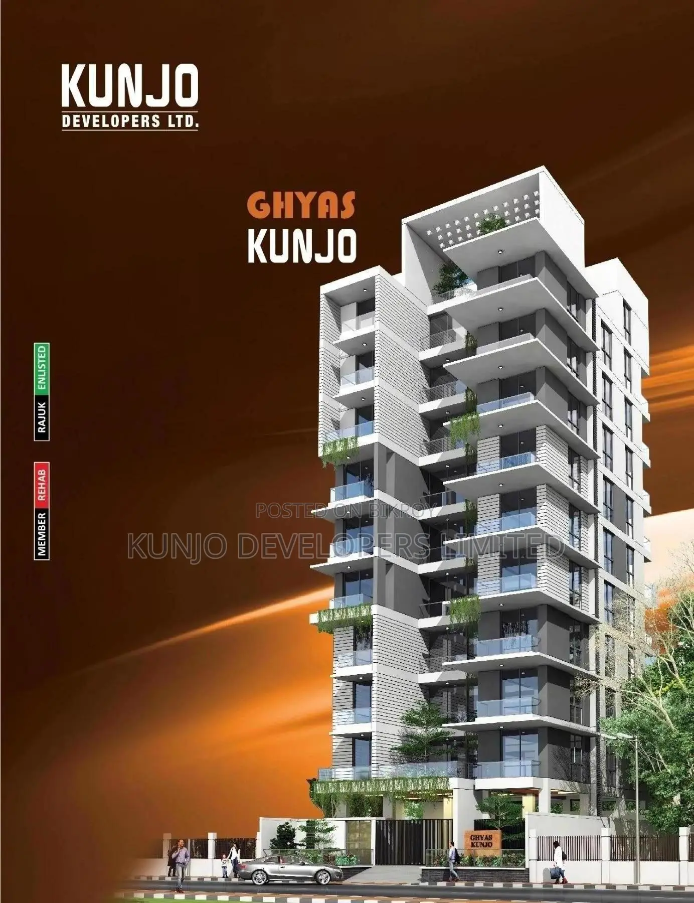 4-Bedroom Apartment in Ghyas Kunjo By Kunjo, Uttara for sale in Uttara