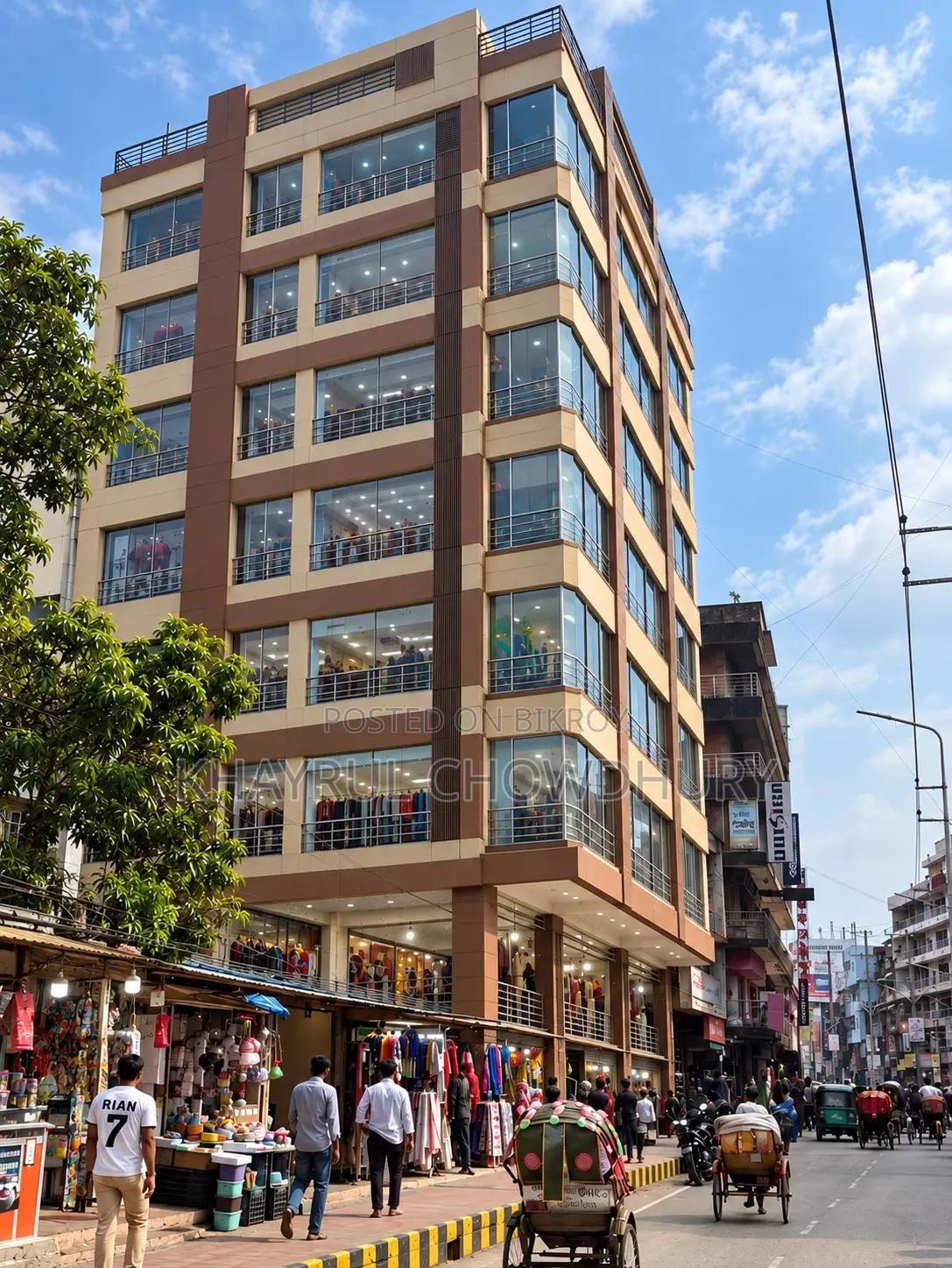 Multi-storied Commercial Building for Sale in Prime Location of Sylhet in Zinda Bazar