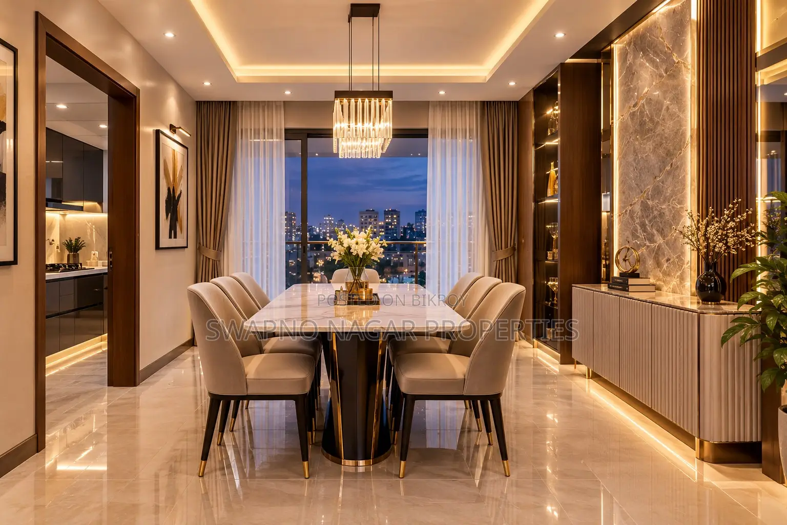 4 Bedroom Apartment in Swapno Nir-2, Basundhara for sale in Basundhara