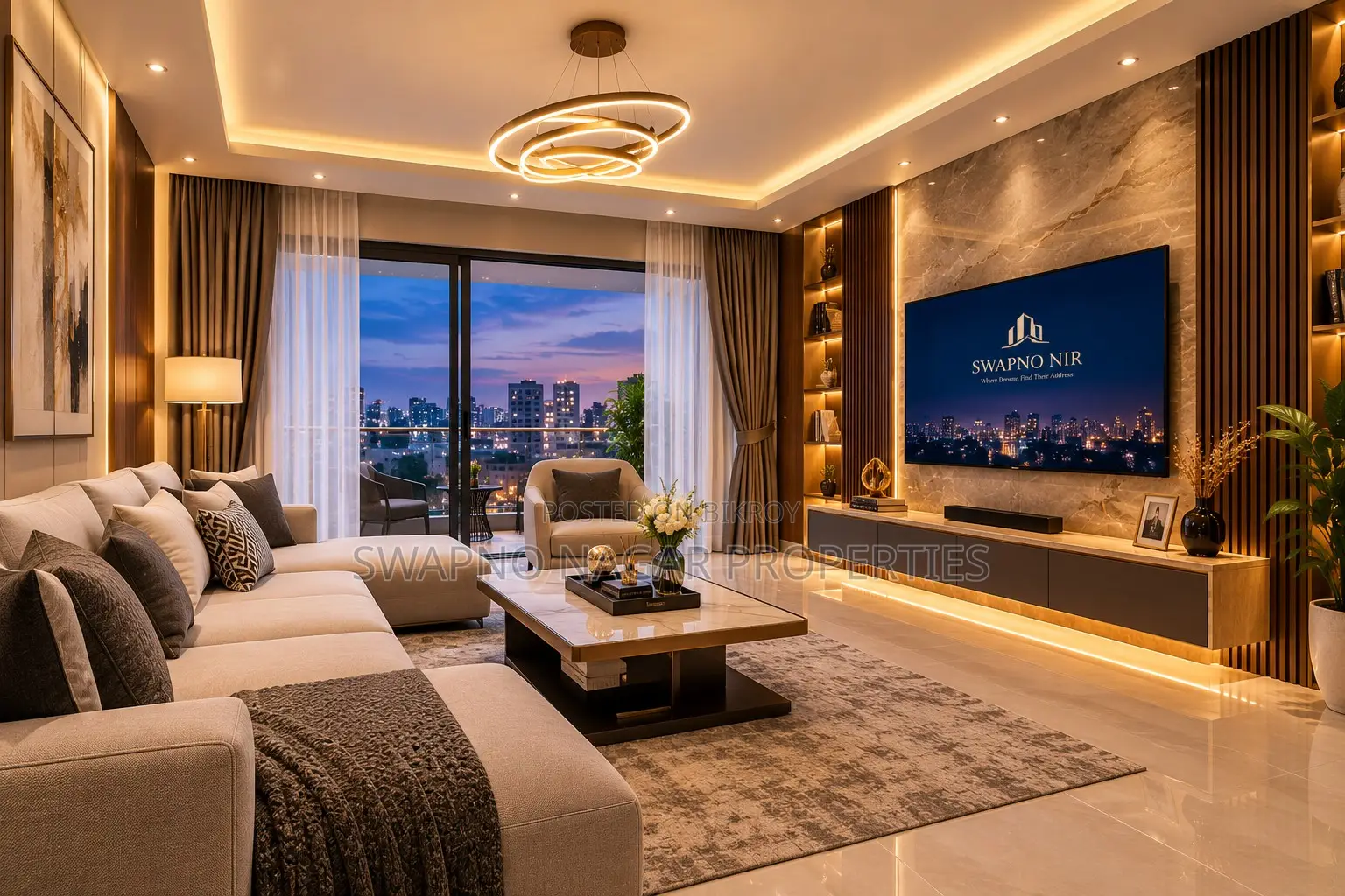 4 Bedroom Apartment in Swapno Nir-2, Basundhara for sale in Basundhara