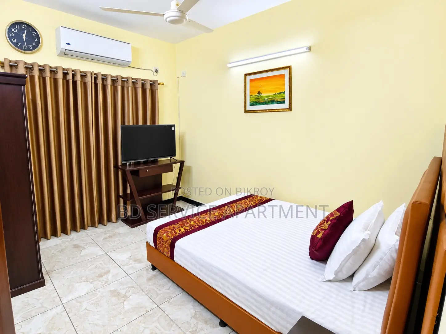 Furnished 4-Bedroom Apartment in Elegant Cream, Uttara for rent in Uttara