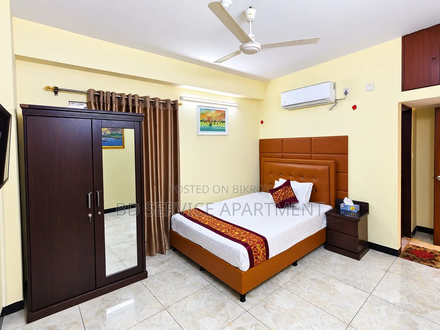Furnished 4-Bedroom Apartment in Elegant Cream, Uttara for rent in Uttara
