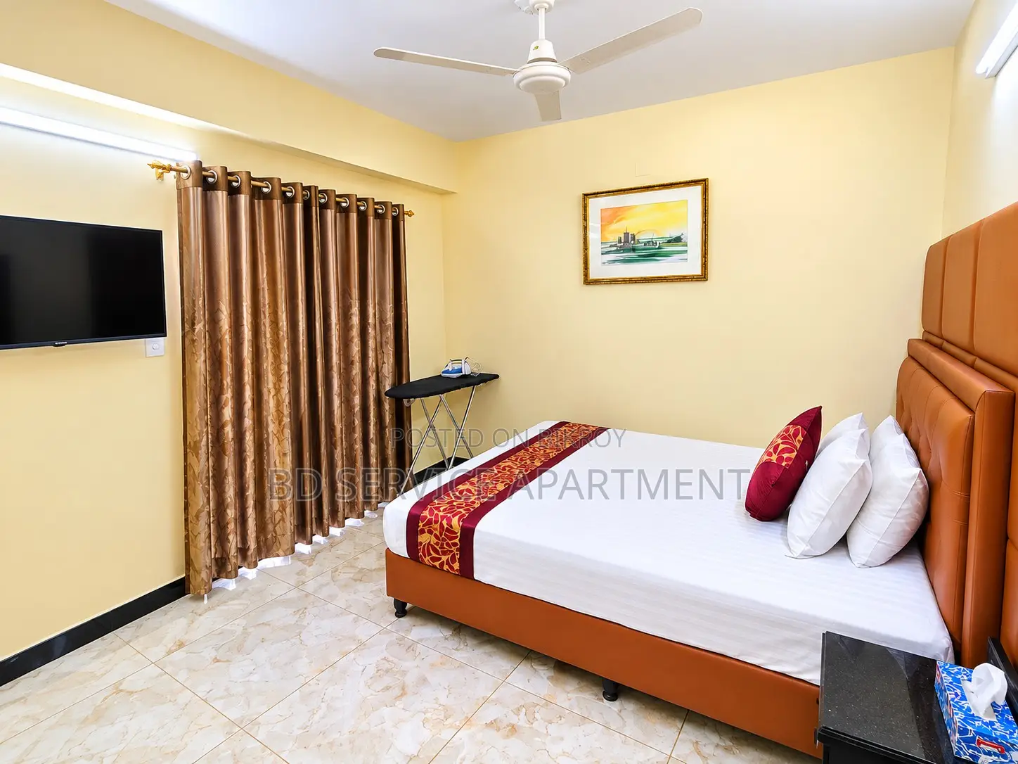 Furnished 4-Bedroom Apartment in Elegant Cream, Uttara for rent in Uttara
