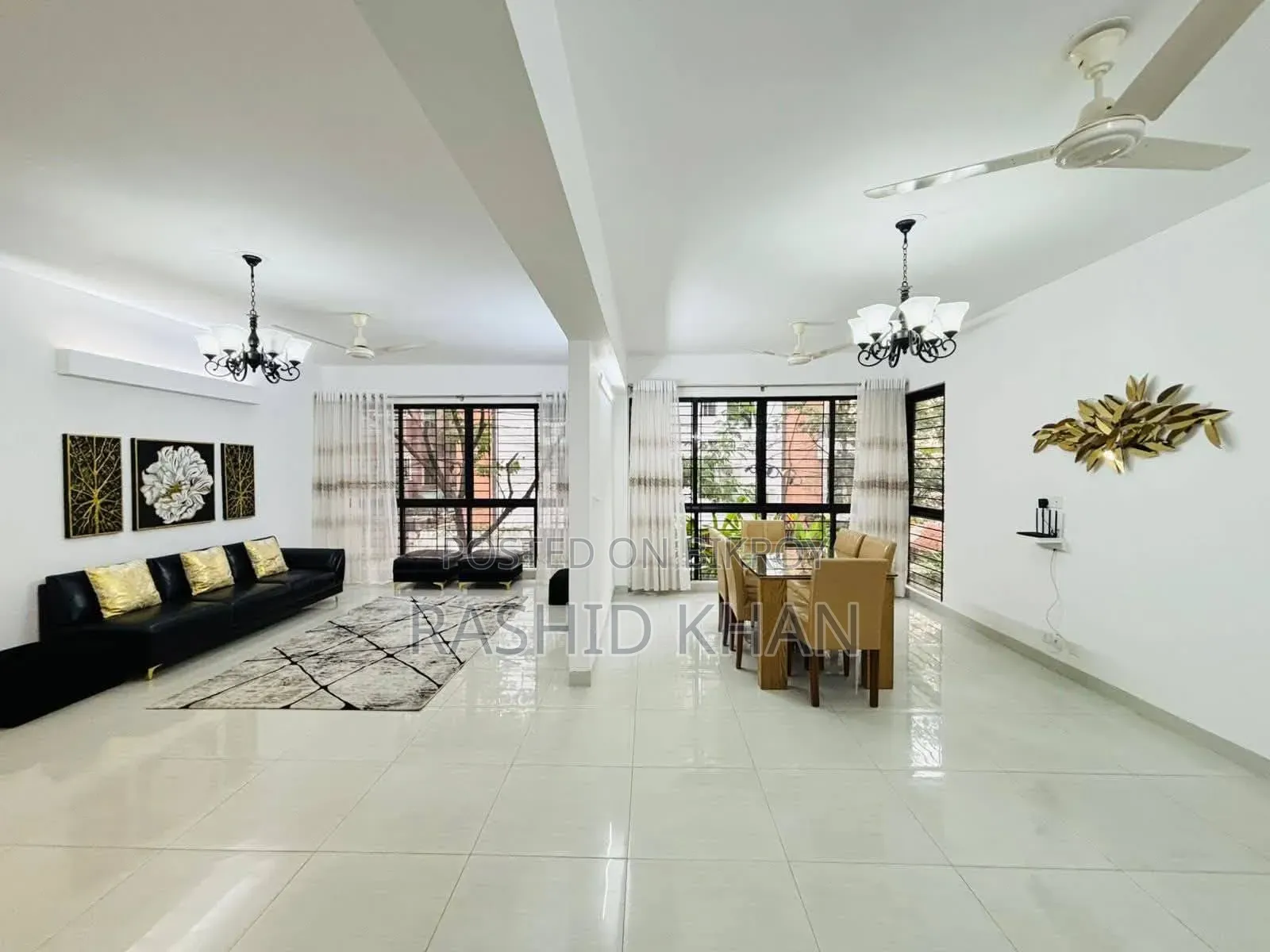 Furnished 3-bedroom Apartment in Bashundhara for rent in Basundhara