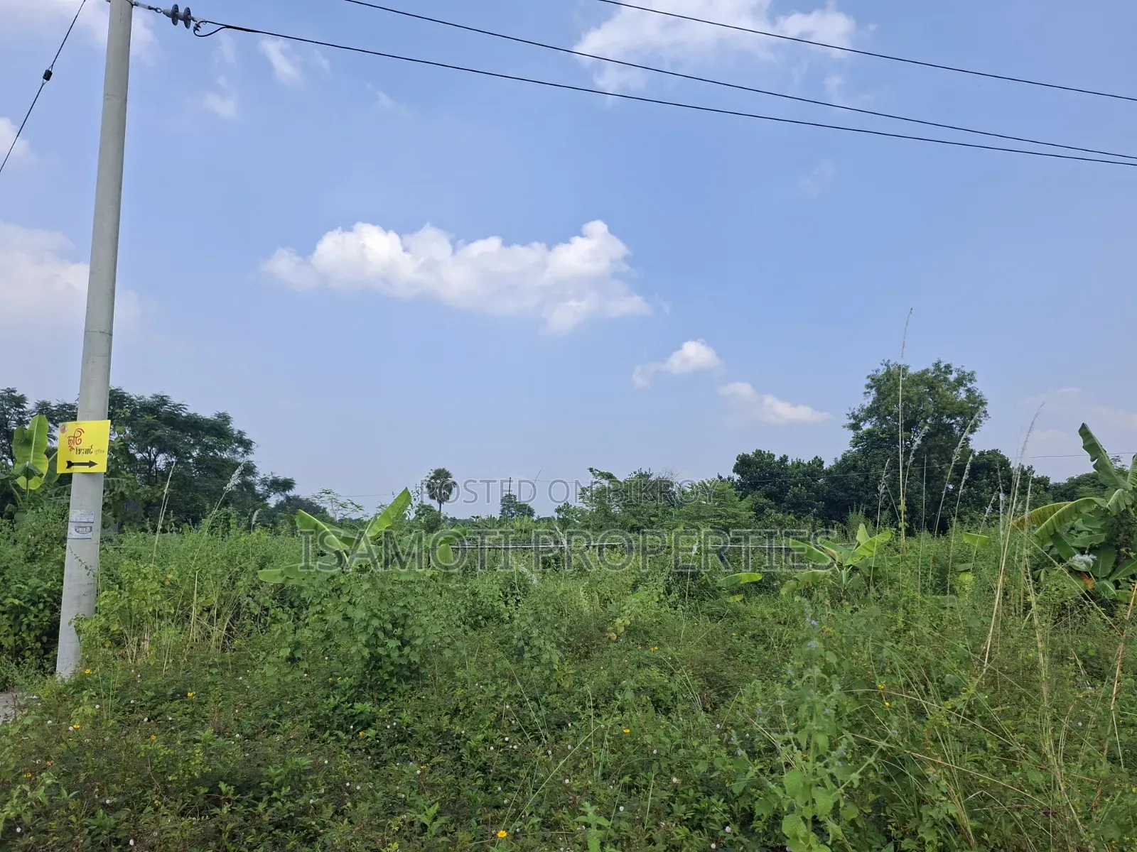 3+3=6 Katha Plot for sale facing south with 75 feet road in Purbachal