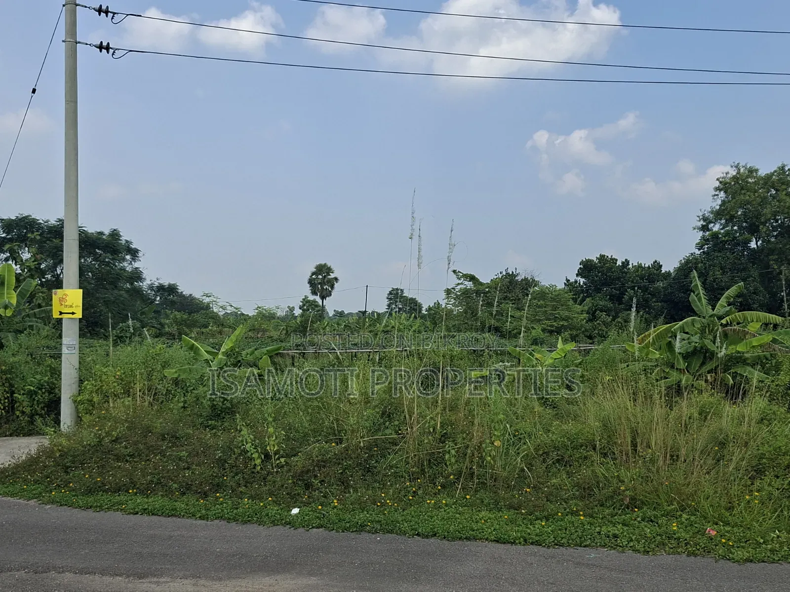 3+3=6 Katha Plot for sale facing south with 75 feet road in Purbachal