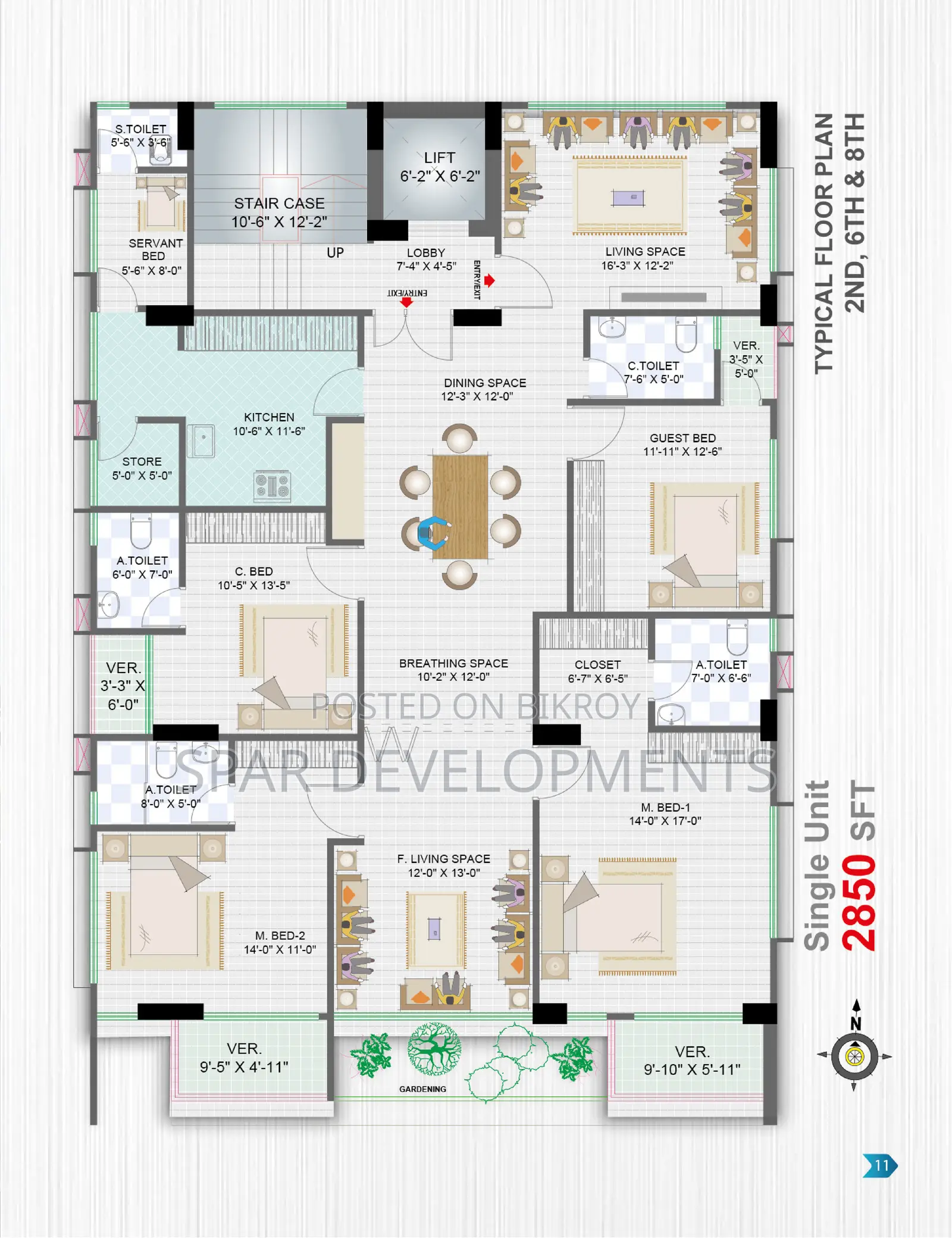 4 Bedroom Apartment in Spar Farrish, Jalshiri Abason for sale in Jalshiri Abason