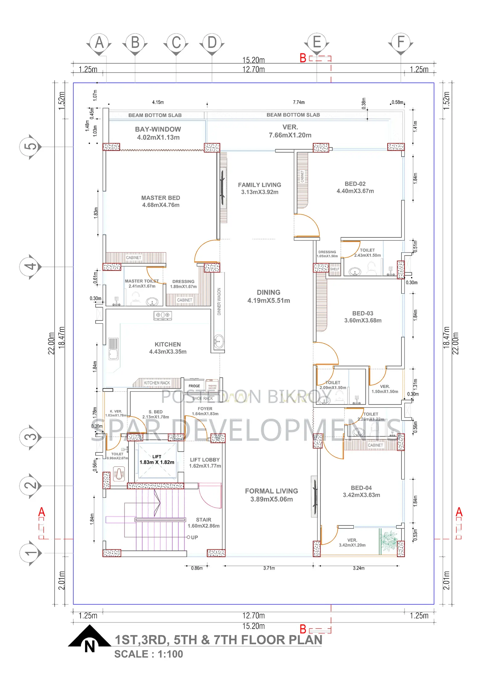 4 Bedroom Apartment in Spar Y&Y Sunnah, Jalshiri Abason for Sale in Jalshiri Abason